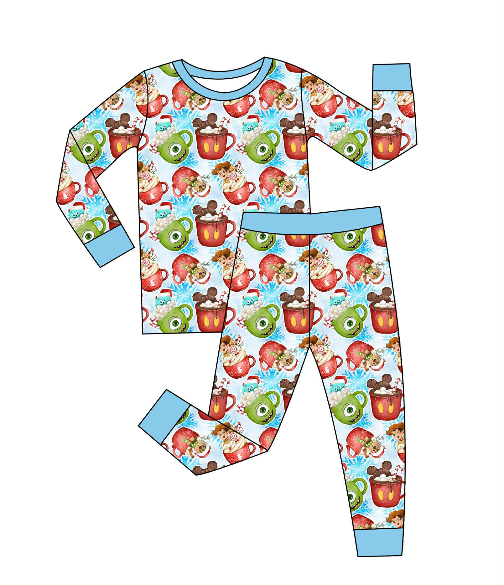 Cozy Comfy Sips - 2 Piece Set Long Sleeve and Pants