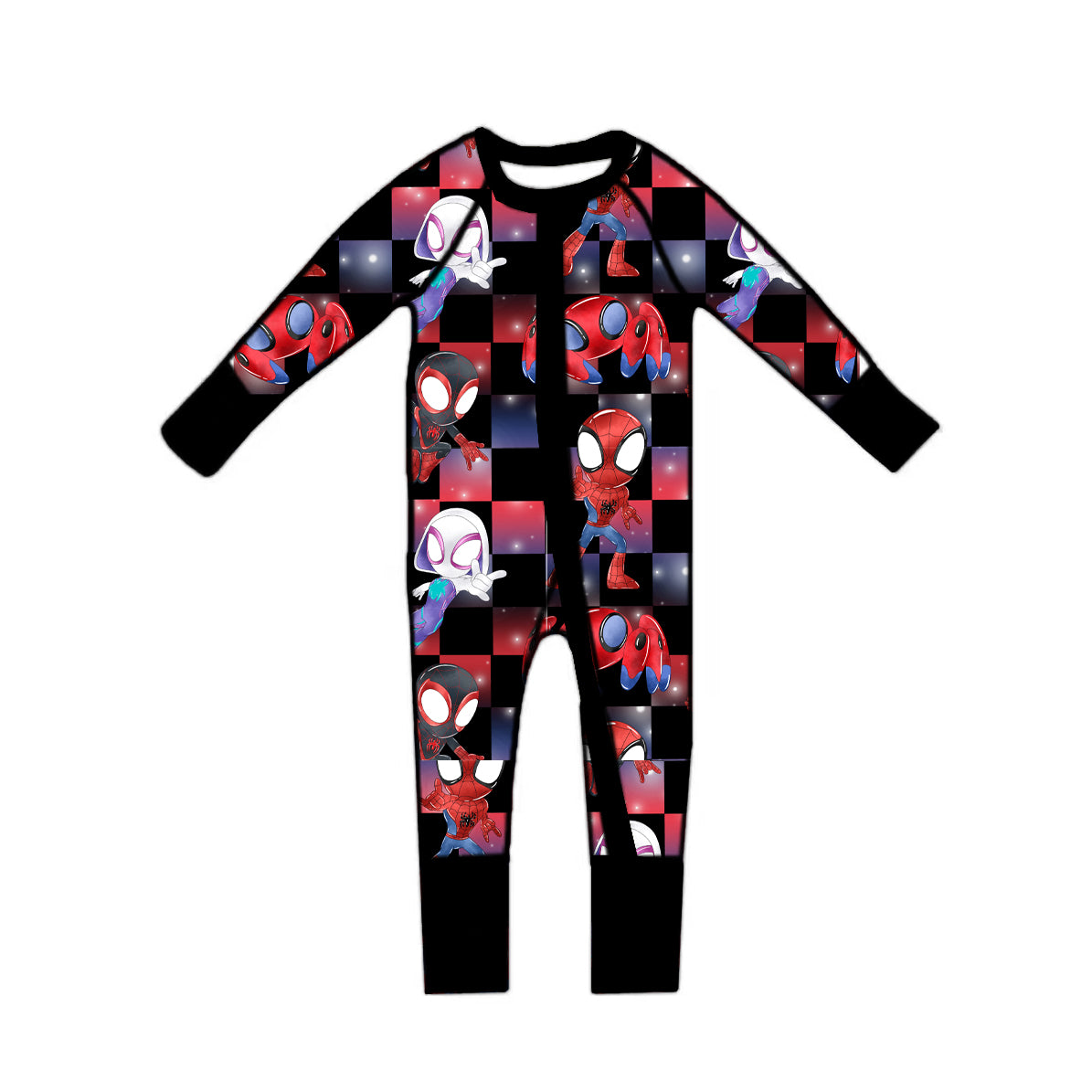 Web Warriors Long Sleeve Convertible Zippy