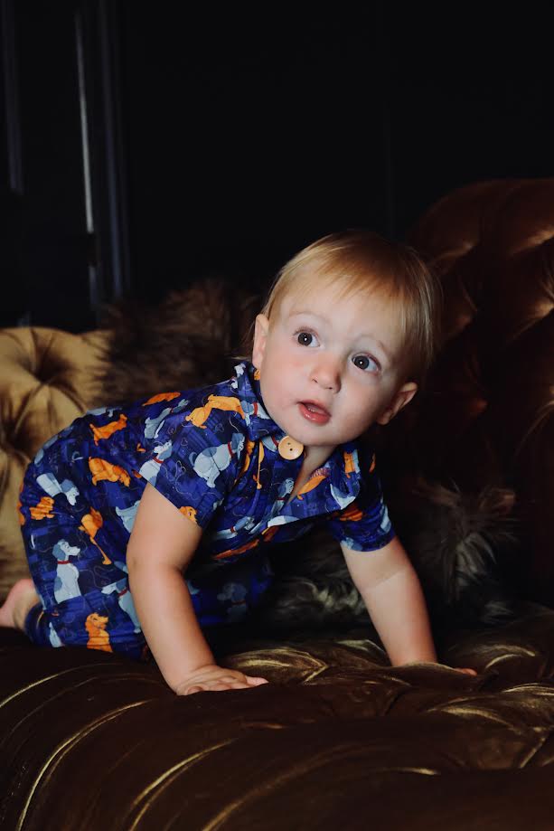 Puppy Love - Polo Romper