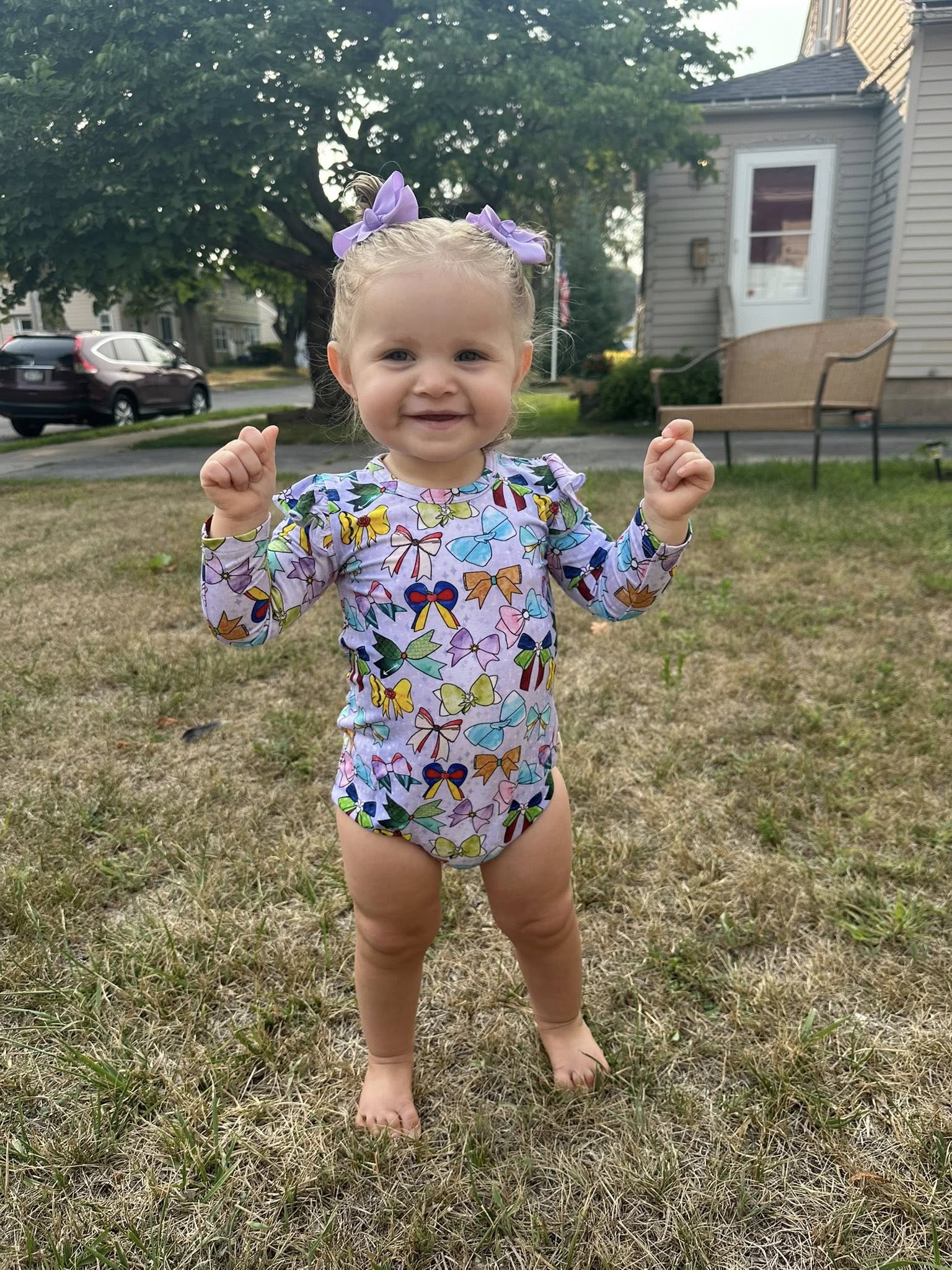 Royal Ribbons -  Longe Sleeve Bubble