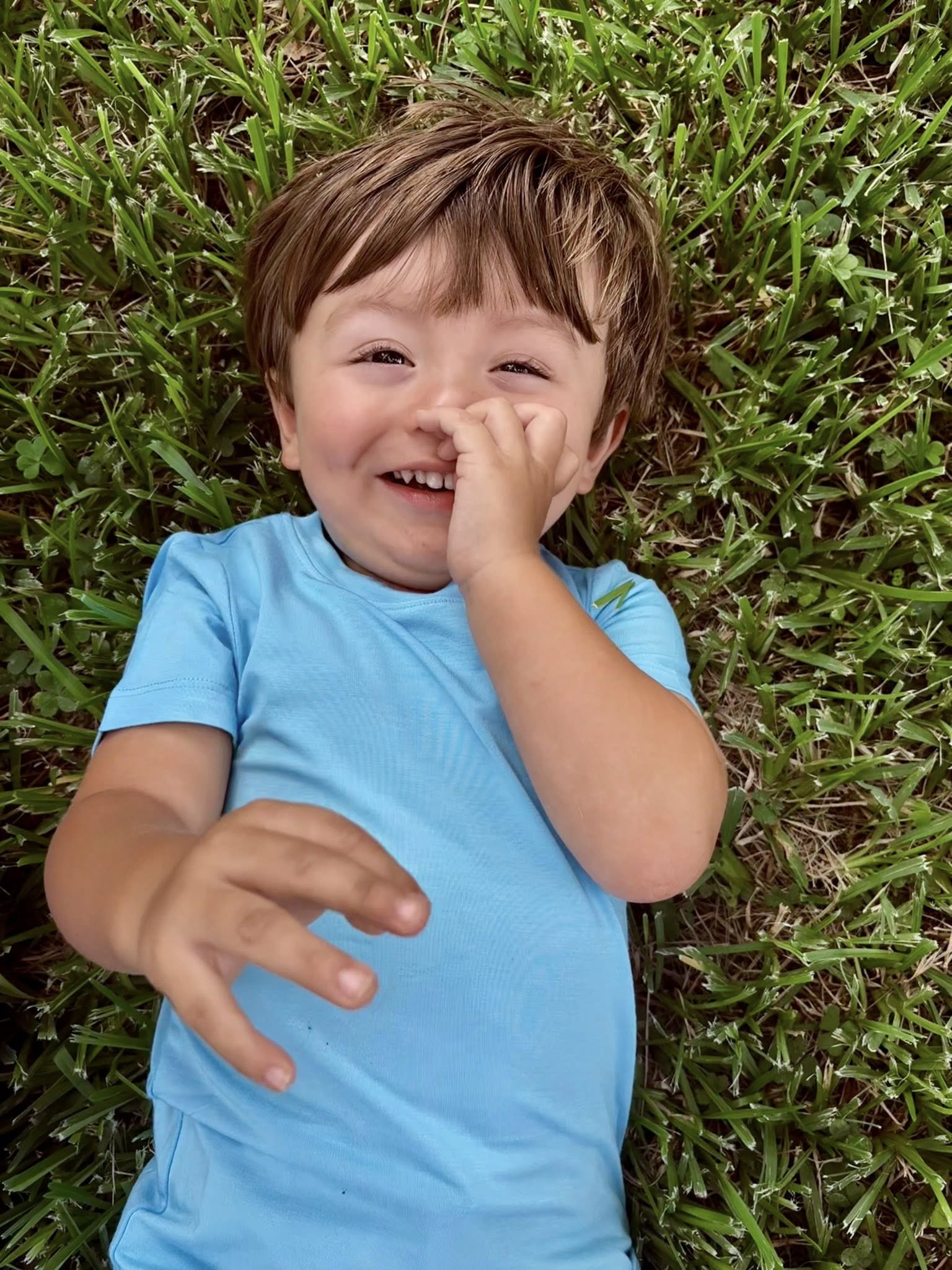 The Perfect Day Blue Solid Tee ONLY