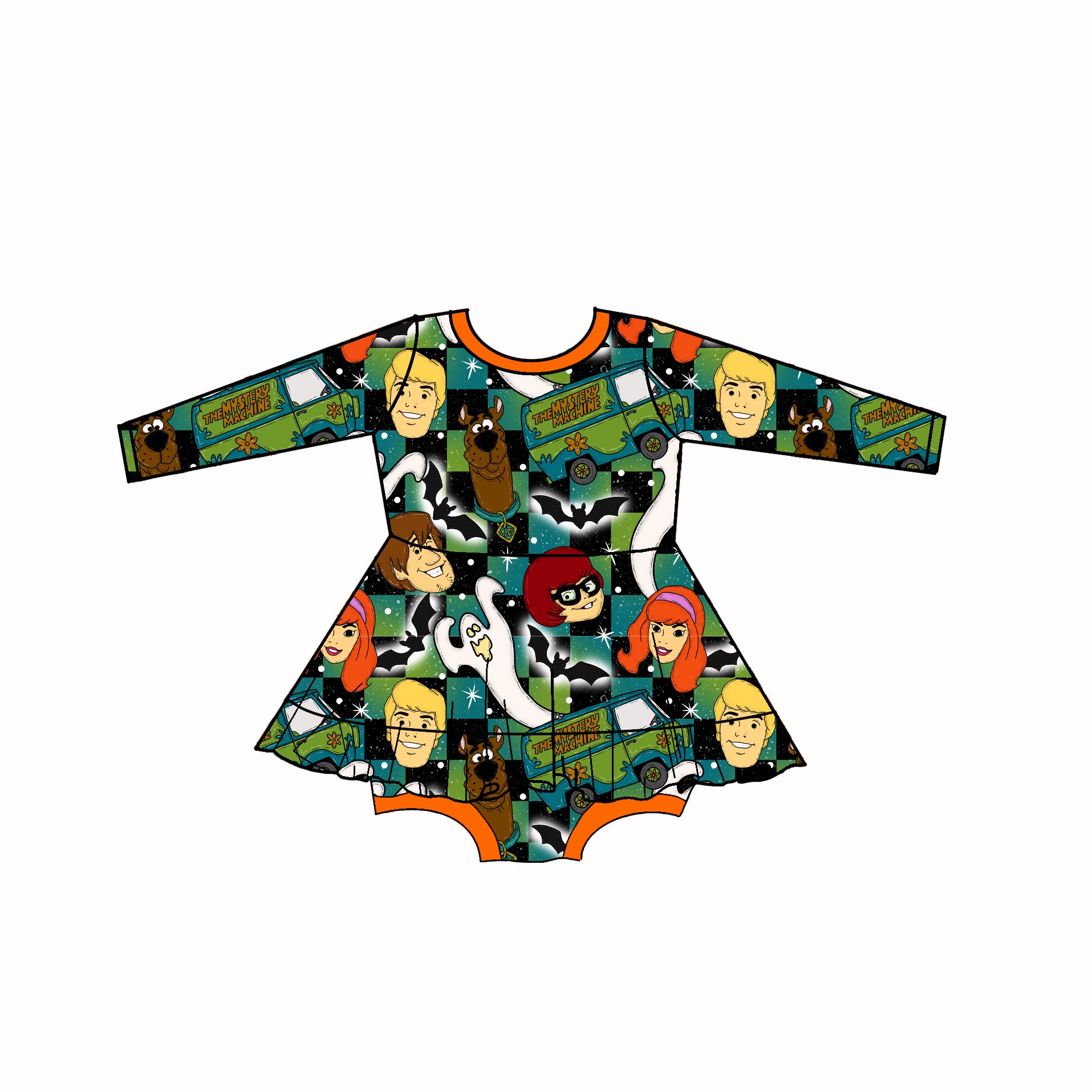 Scooby - Bodysuit Twirl Dress