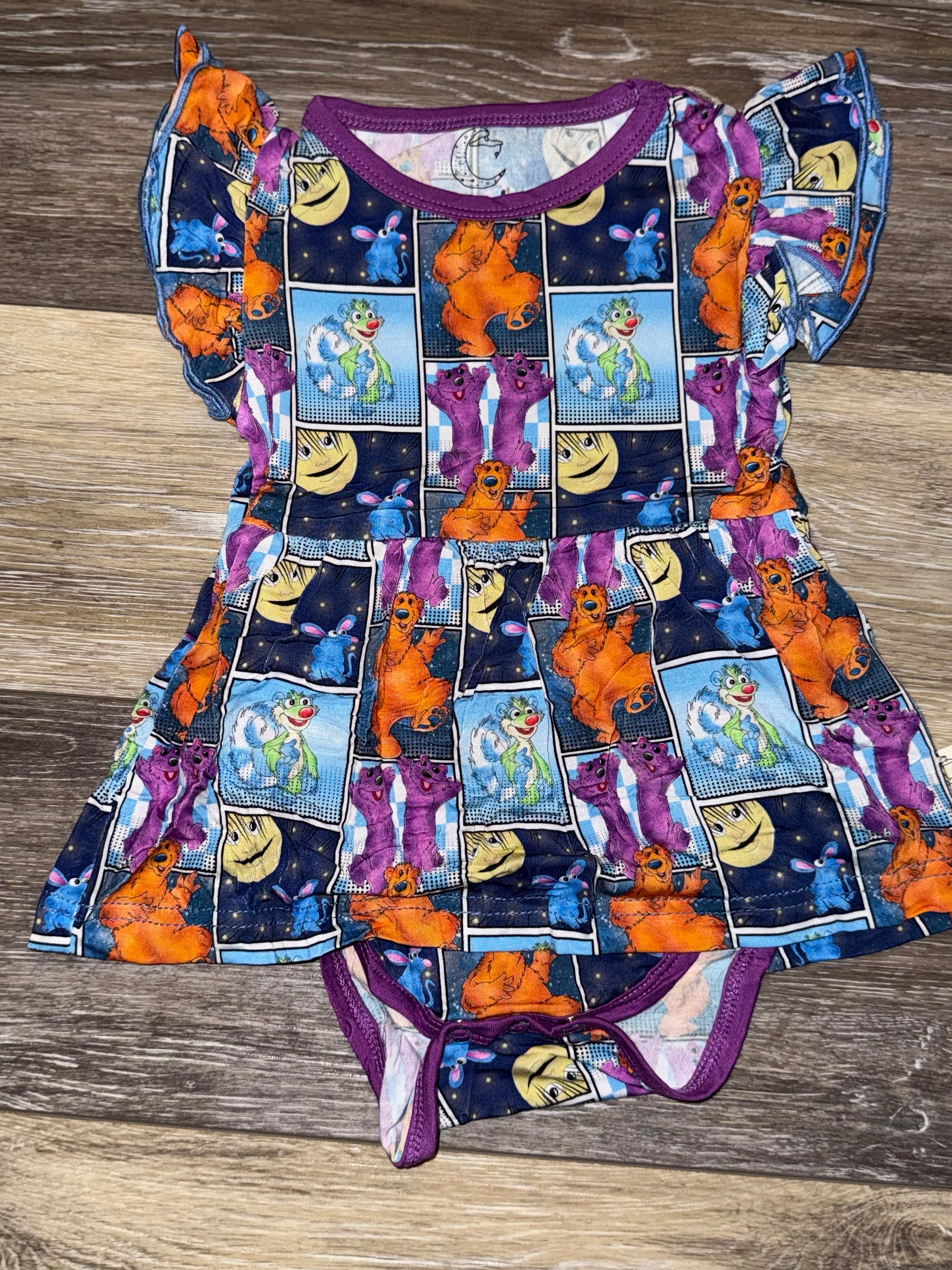 Big Bear Patchwork - Bodysuit Twirl