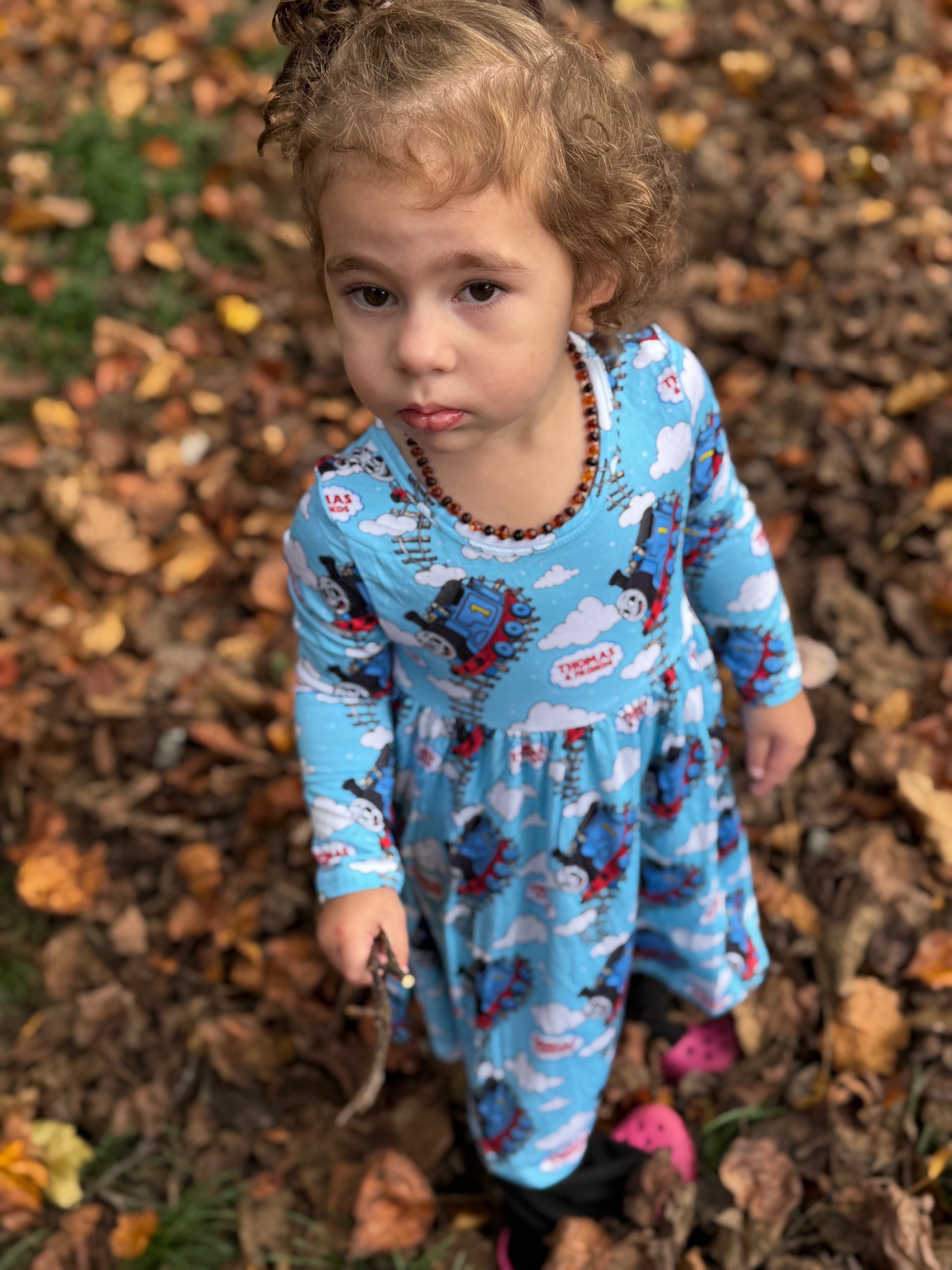 Tom and Friends - Long Sleeve Twirl Dress