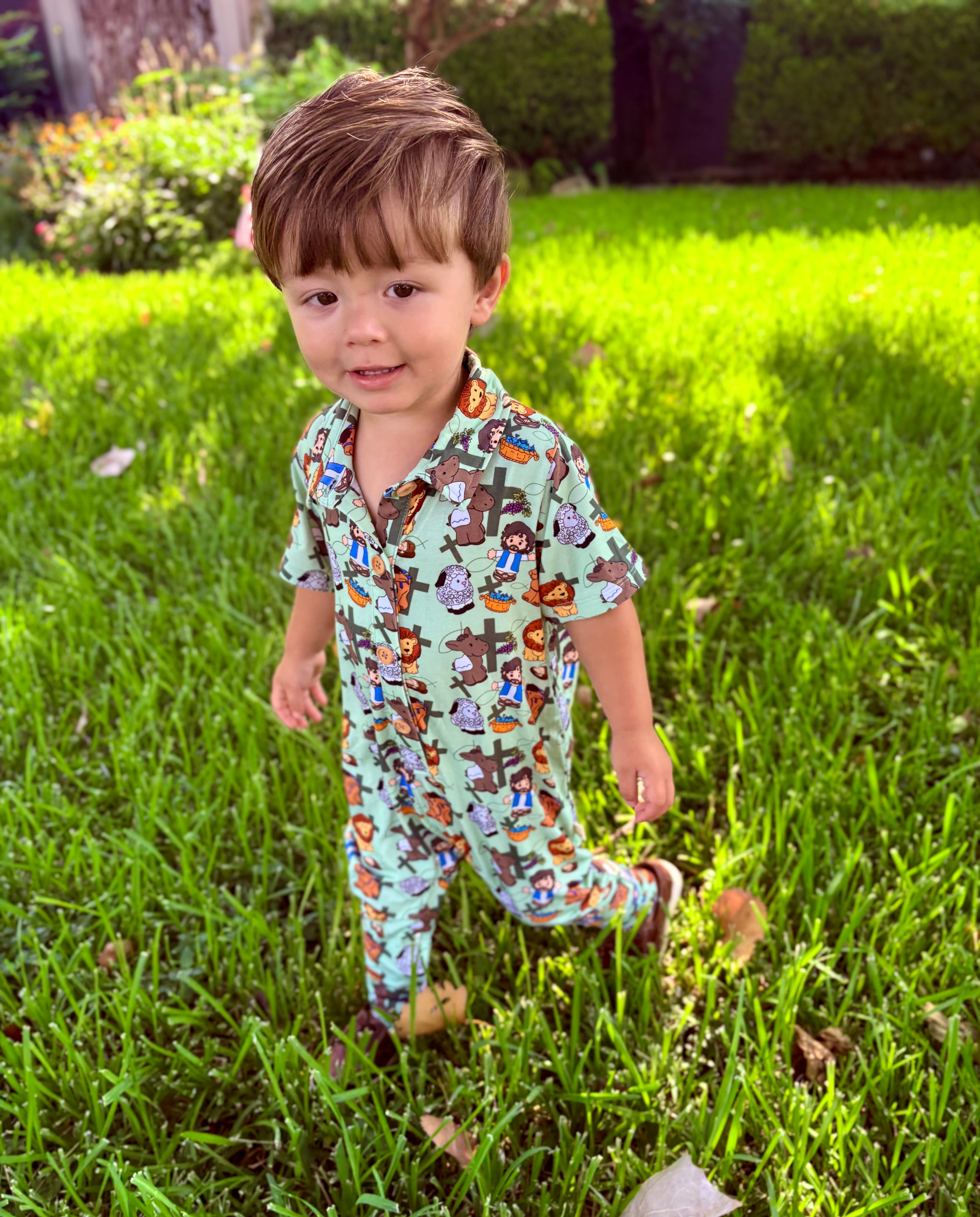 Amazing Grace -  Polo Romper