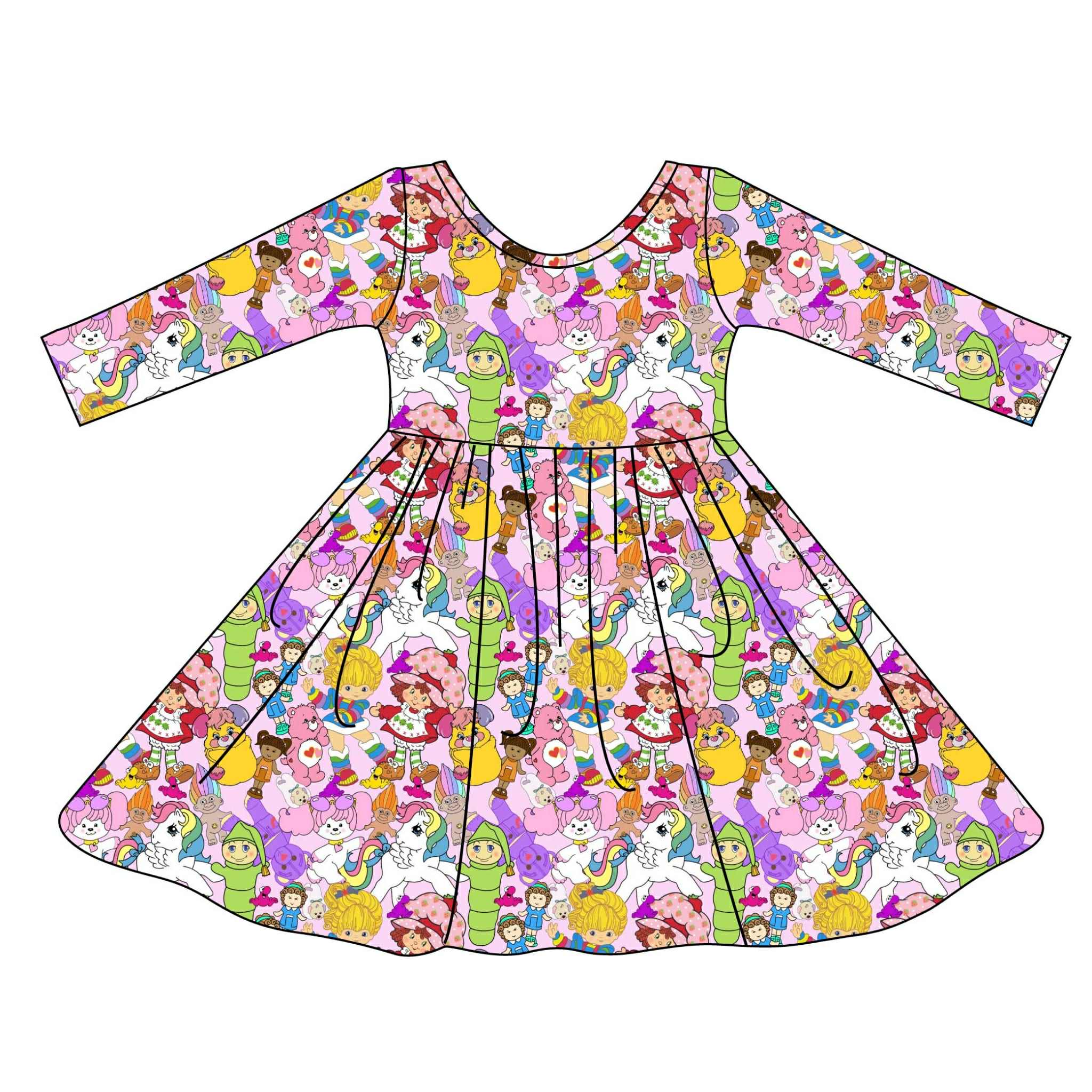 Girly Retro Babes - Twirl Dress