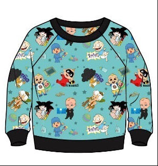 Retro Rascals -  French Terry Crewneck