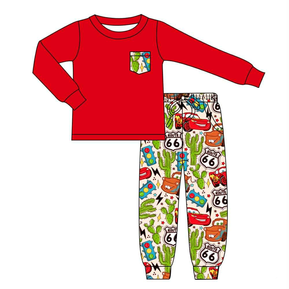 The Cutest Little Town in Carburetor County - 2 Piece Jogger Set with Pocket Tee