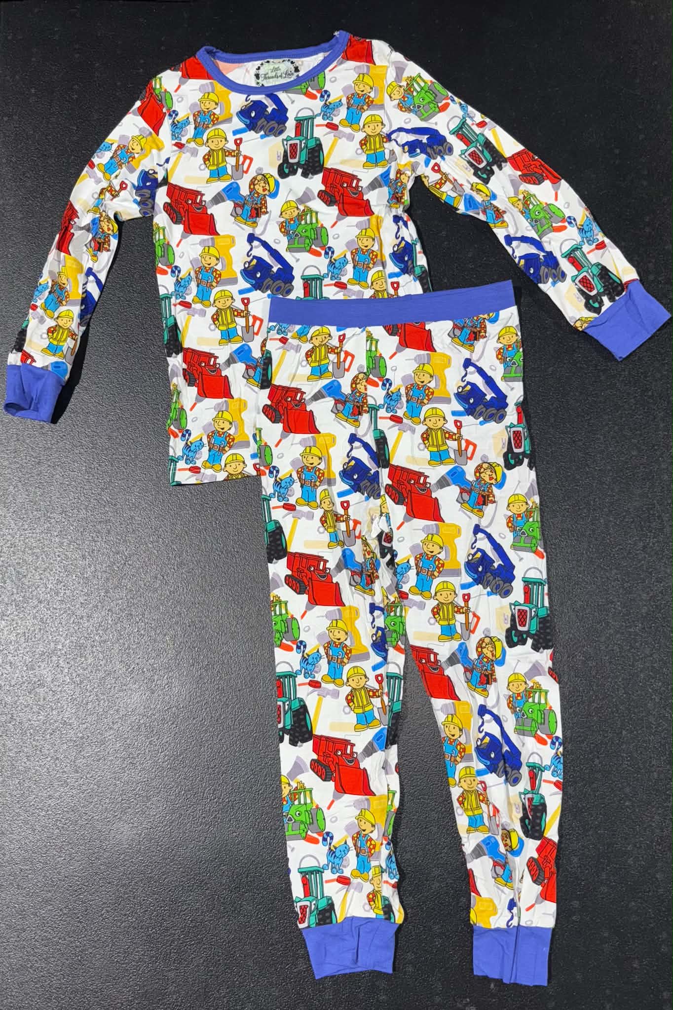Can We Build It? Yes We Can! - 2 Piece Set Long Sleeve and Pants PJs