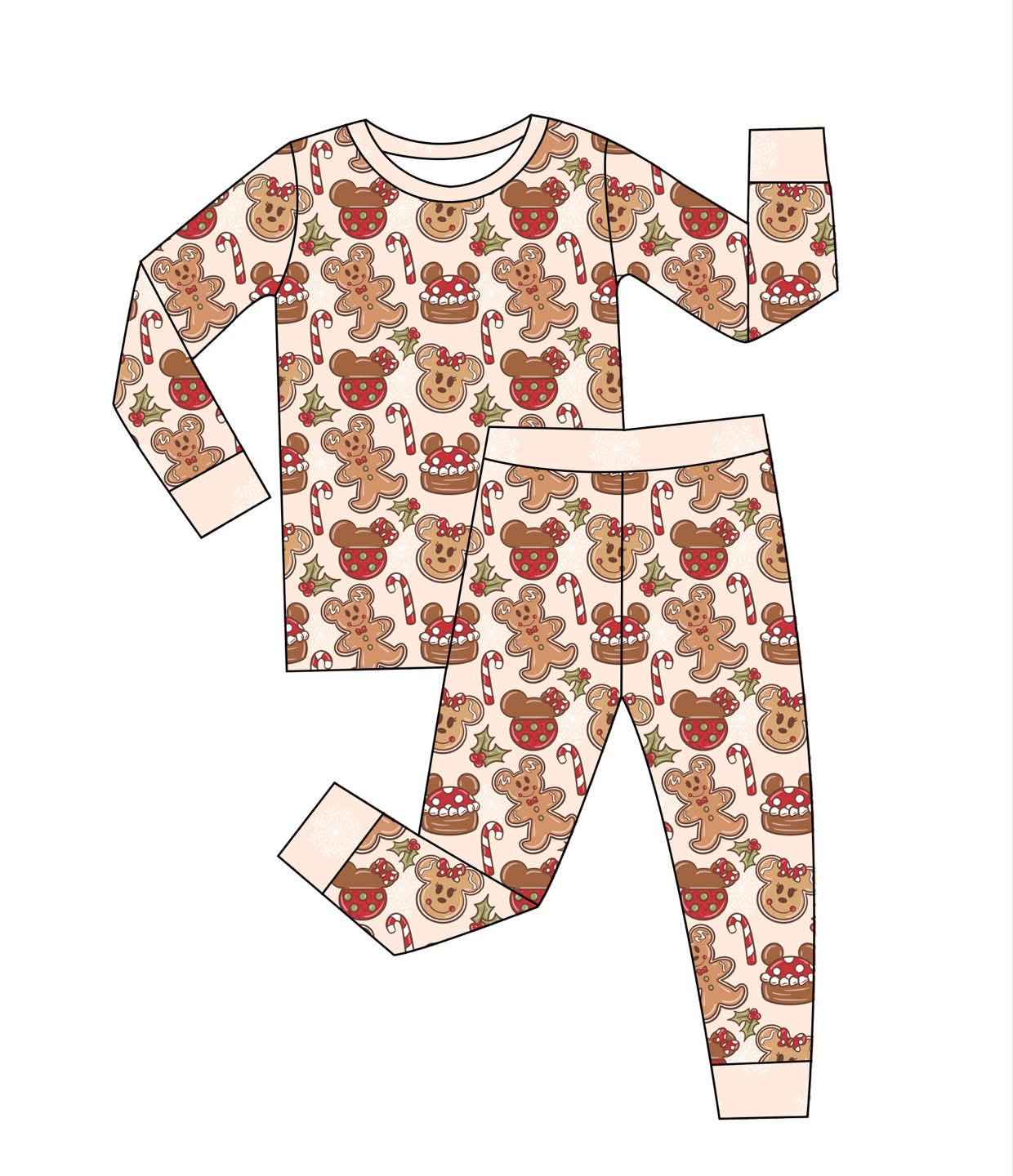 PRE-ORDER - Baking Spirits Bright - 2 Piece Set Long Sleeve and Pants PJs