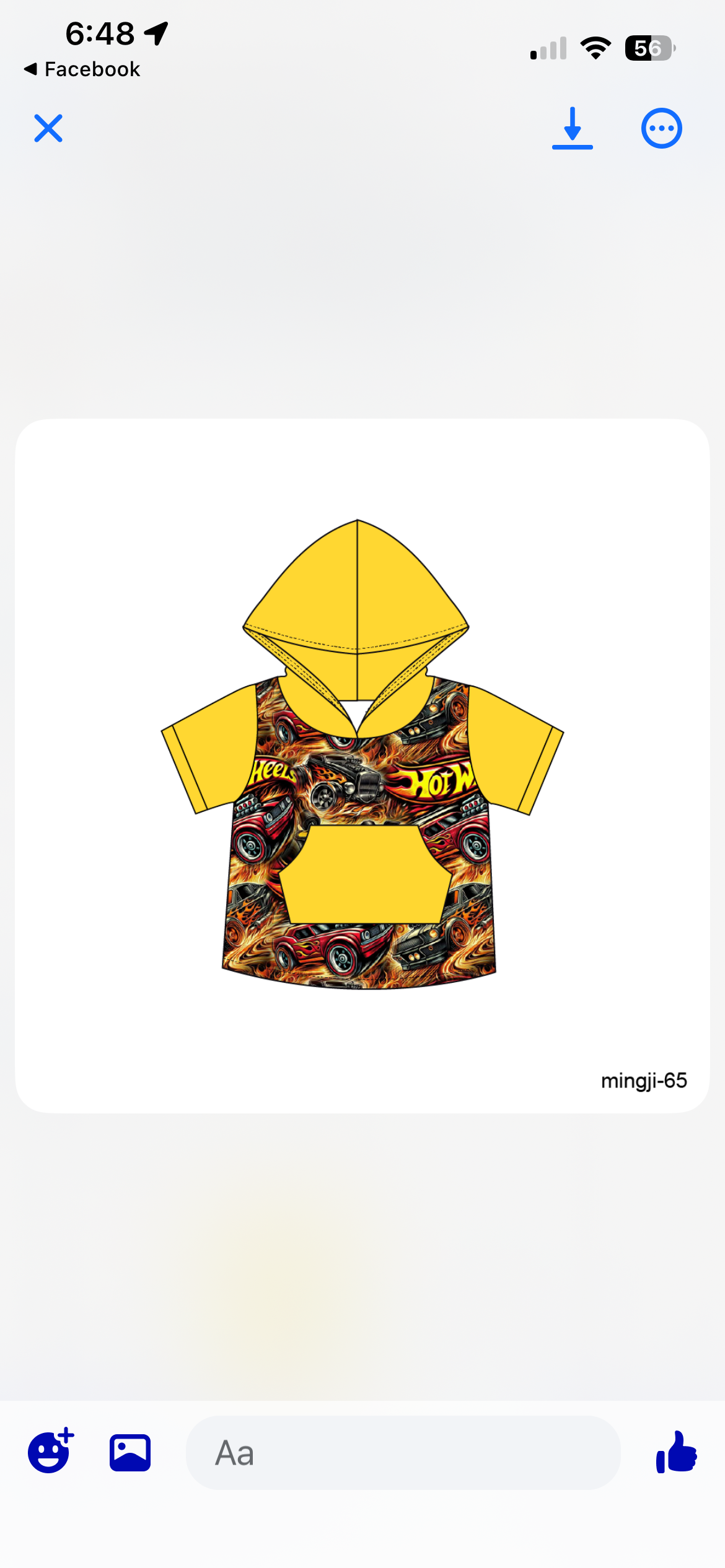 Blazing Wheels Hooded Shirt