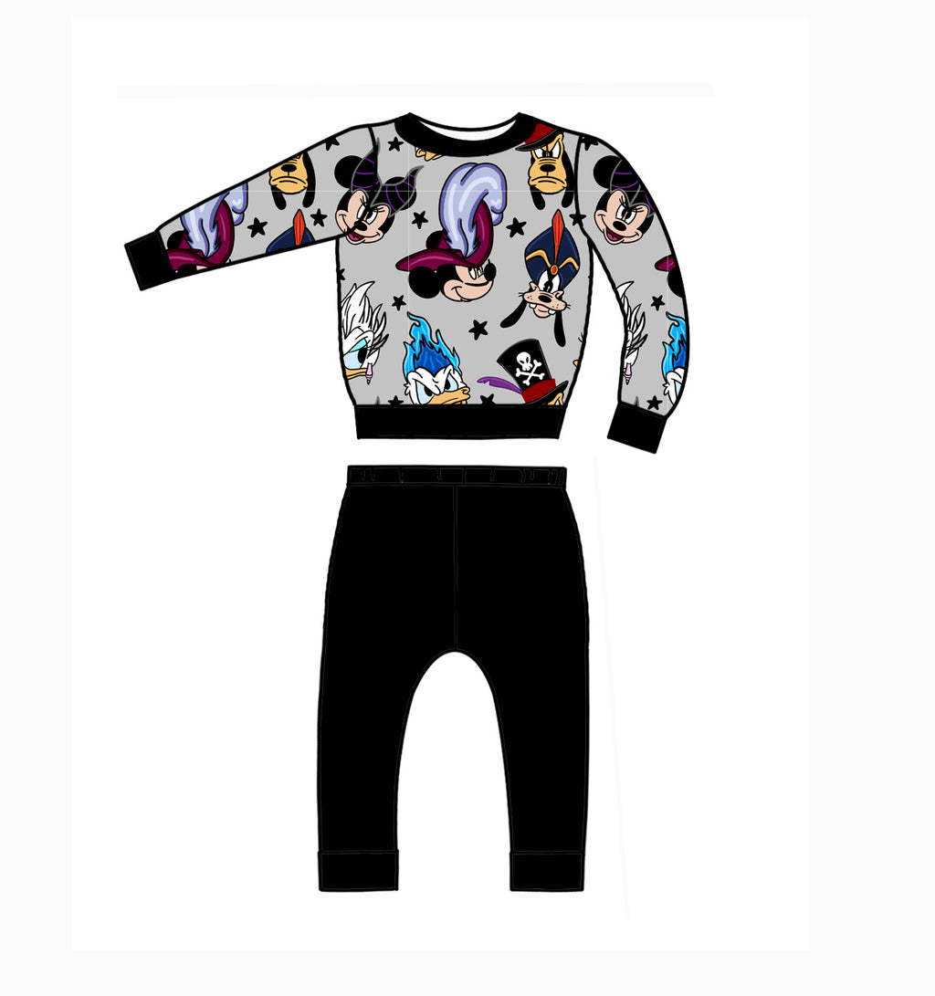 Toon Tricksters 2 Piece Set / Crewneck with Pants
