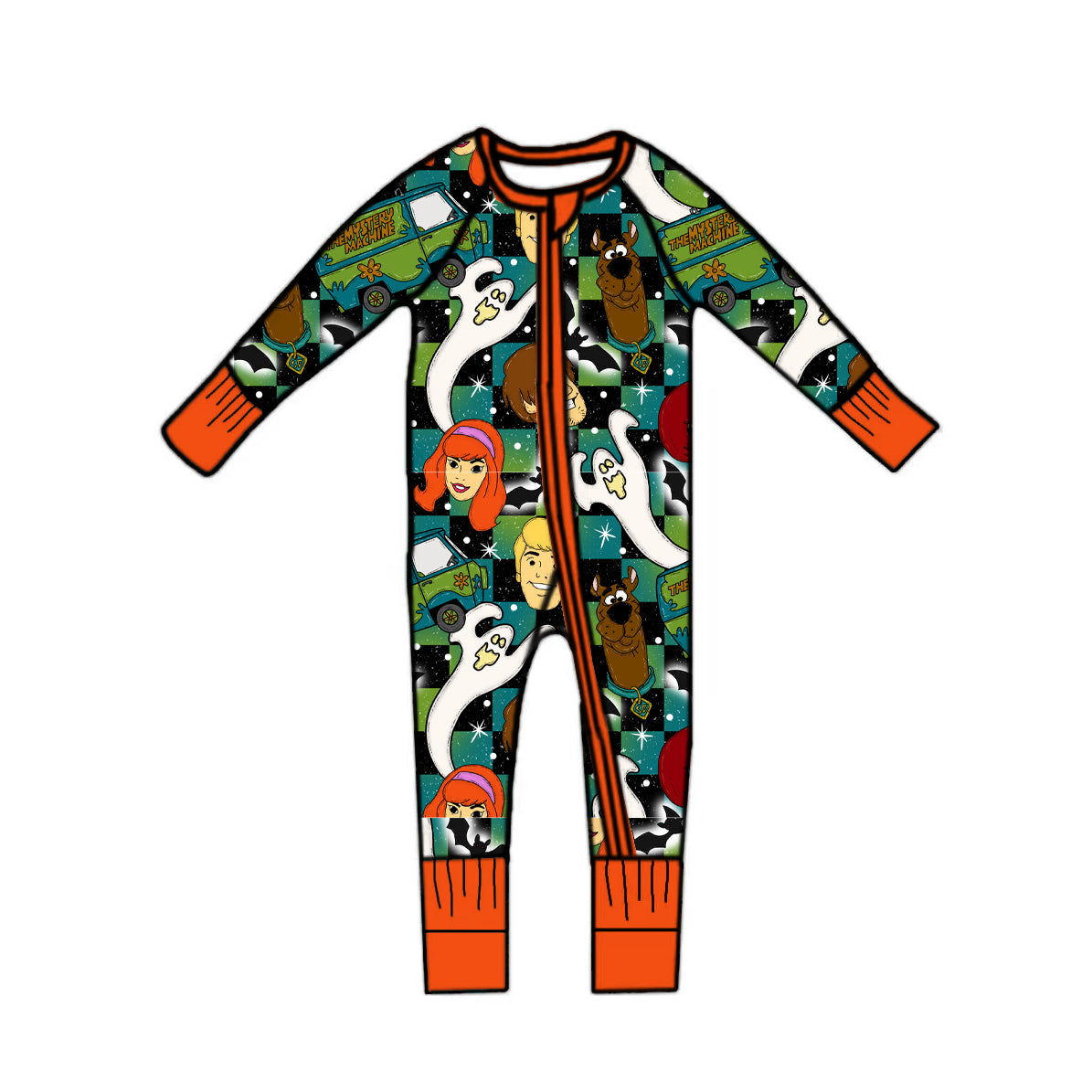 Mystery Machine Mayhem Long Sleeve Convertible Zippy