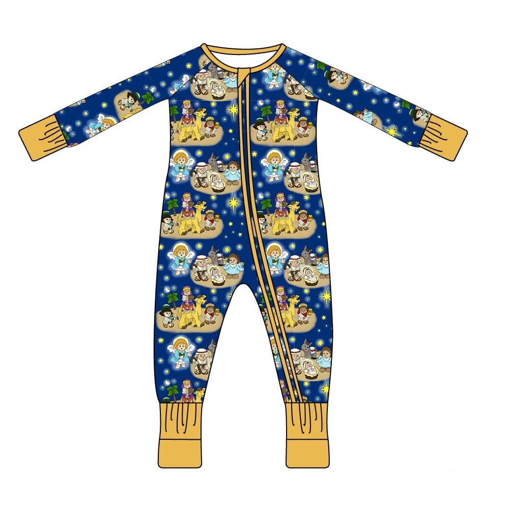 PRE-ORDER - Little Nativity - Long Sleeve Zippy