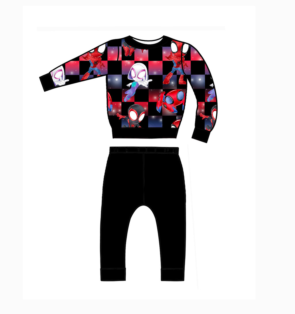 Web Warriors 2 Piece Set / Crewneck with Pants