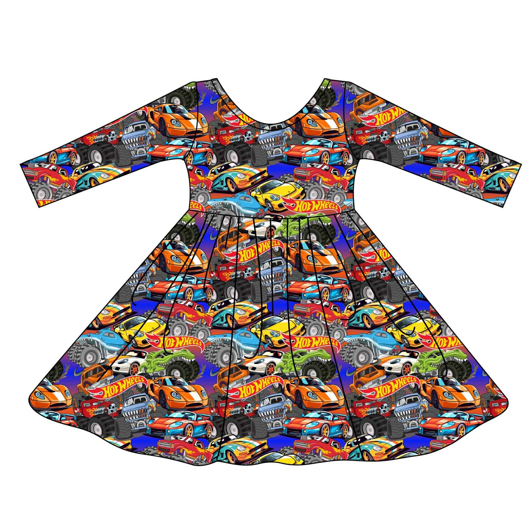 Speed Racers - Twirl Dress