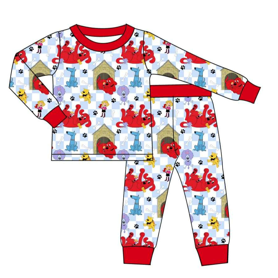 The Big Red Dog - 2 Piece Set Long Sleeve and Pants