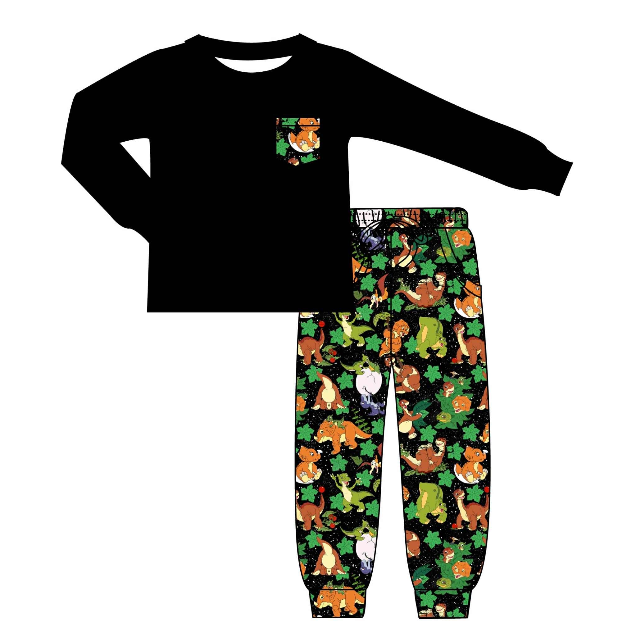 Little Foot and Friends - 2 Piece Jogger Set with Pocket Tee
