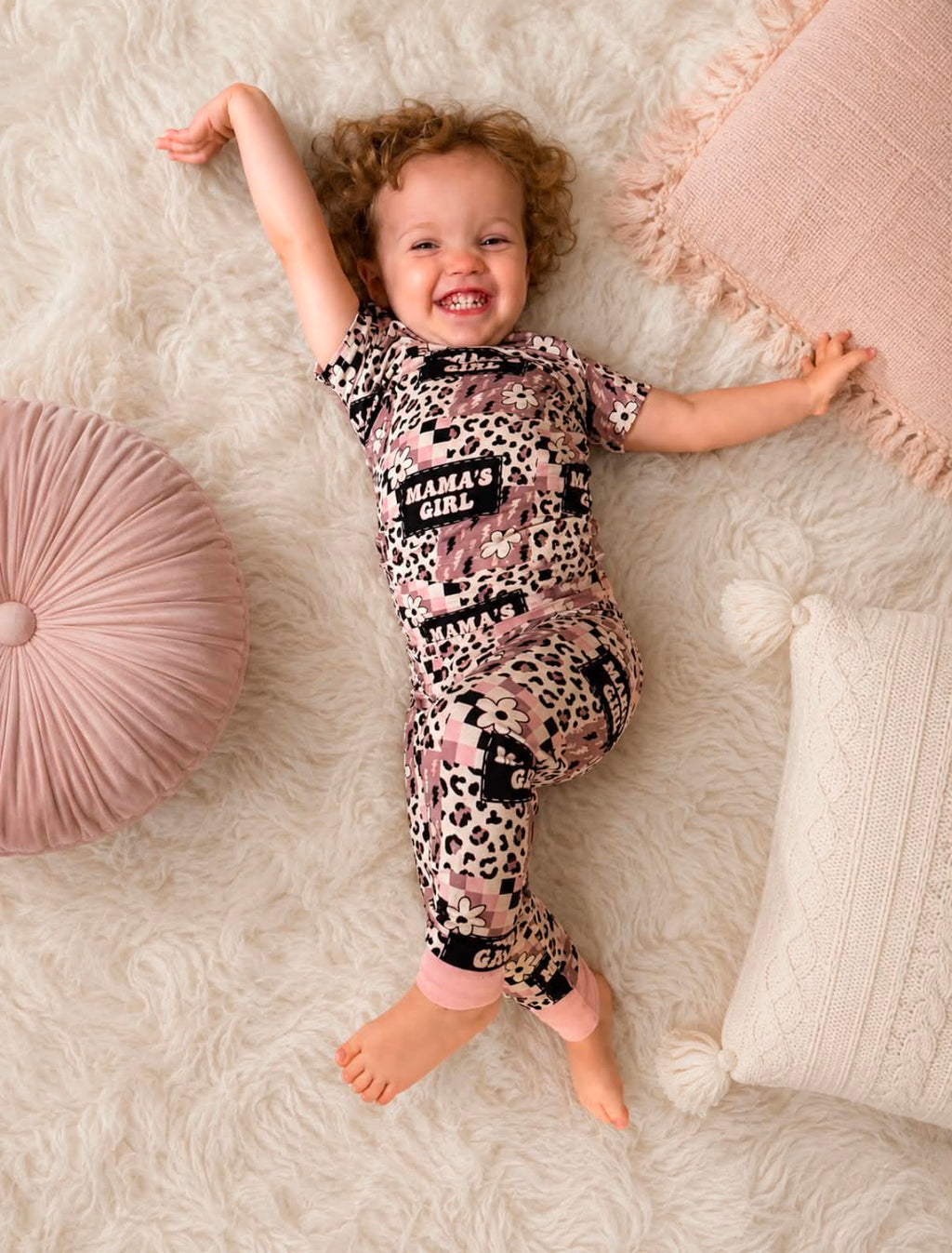 Mama’s Girl PJ Set - Short Sleeve Shirt & Pants PJ Set
