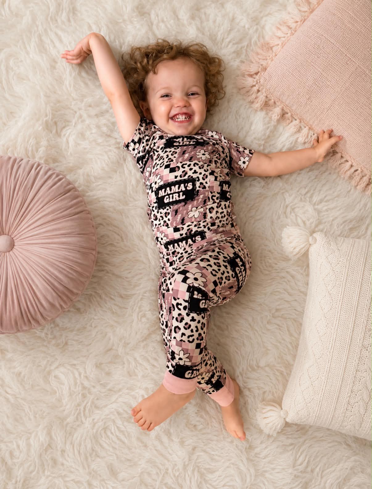 Mama’s Girl PJ Set - Short Sleeve Shirt & Pants PJ Set