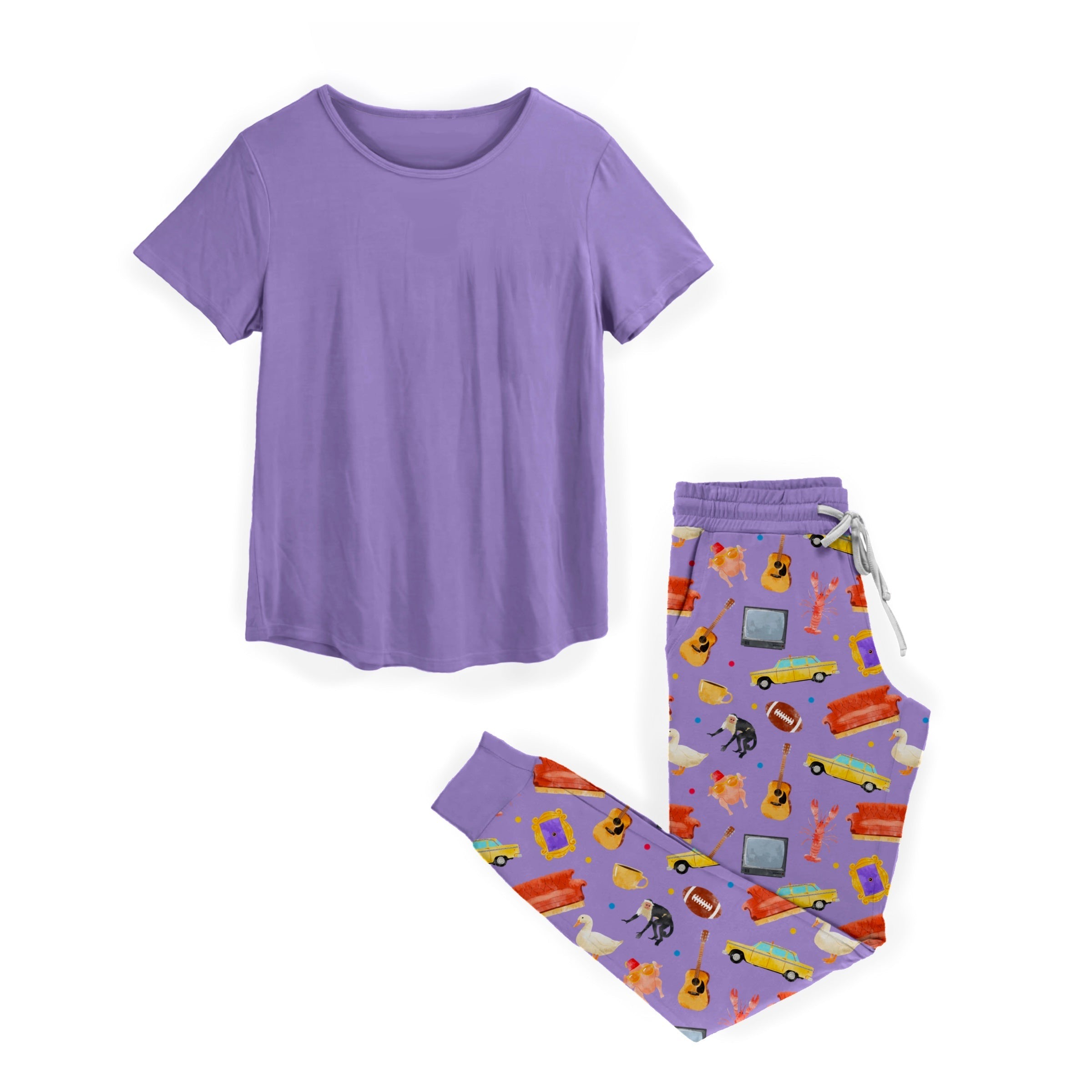 Bamboo Bliss - Adult Short Sleeve and Jogger Sets