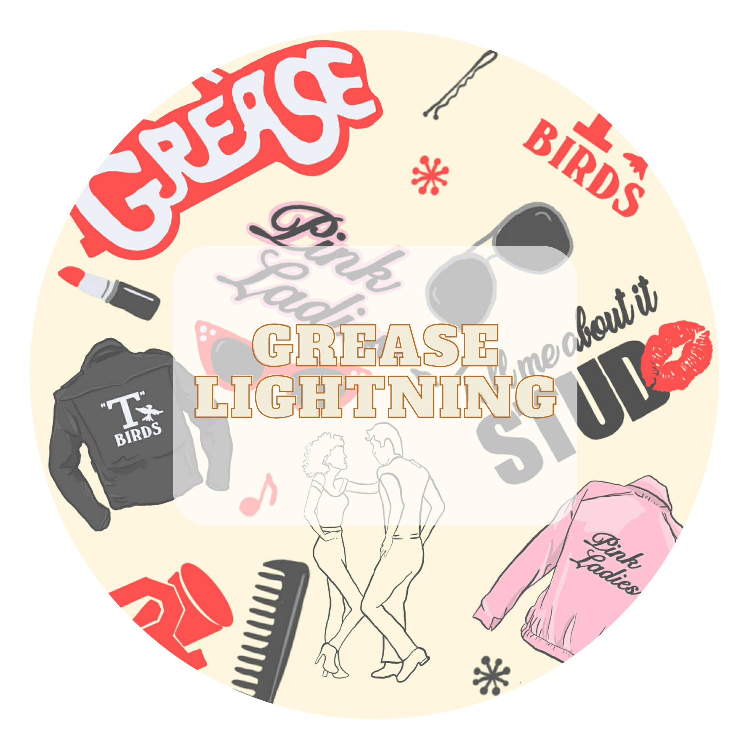 Grease Lightning - 2 Piece Set Long Sleeve and Pants PJs