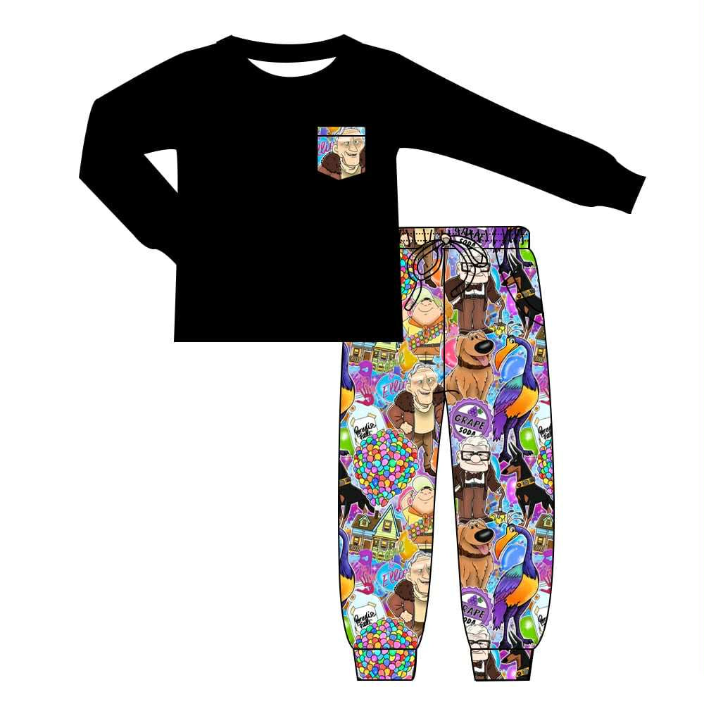 Grape Soda - 2 Piece Jogger Set with Pocket Tee