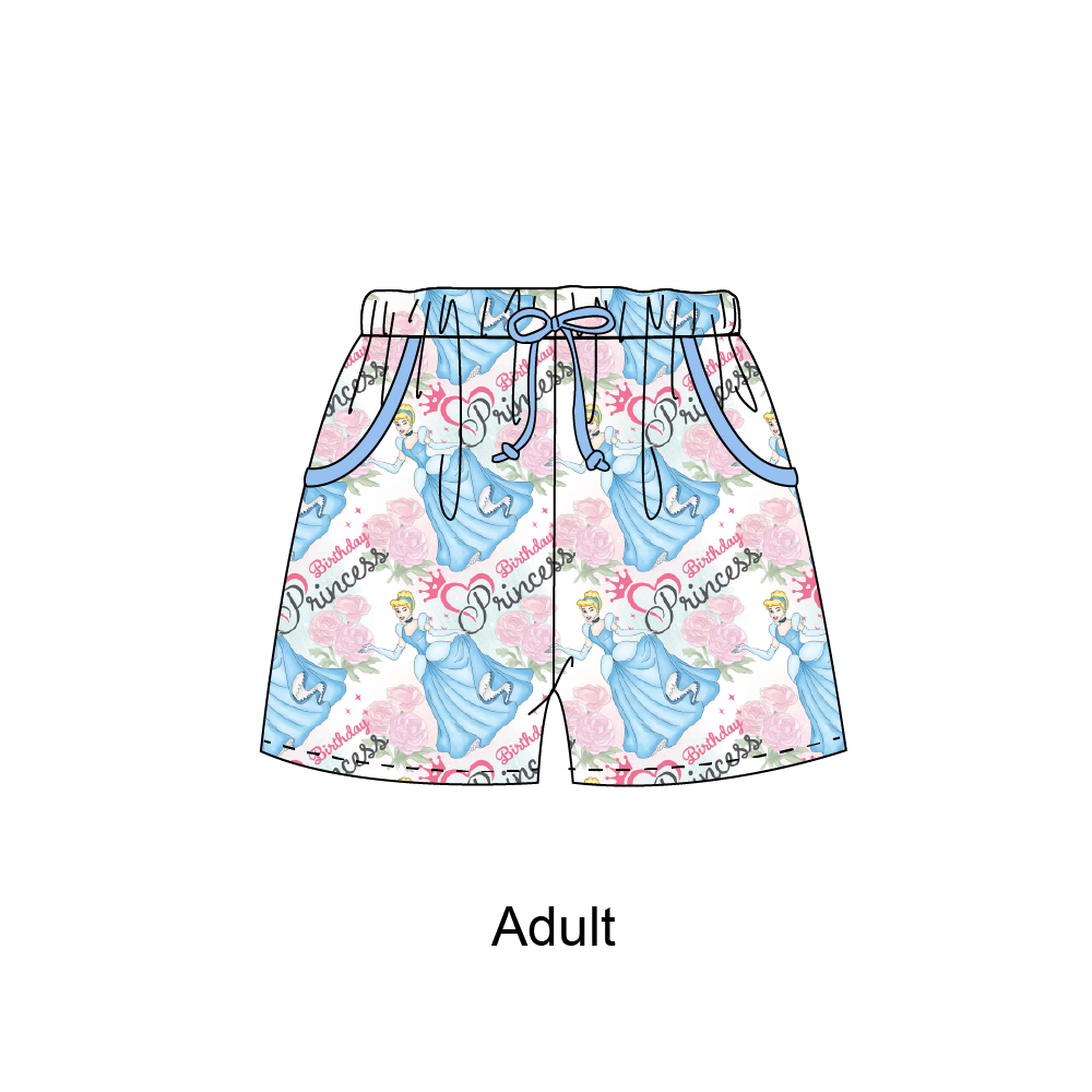 Princess Dream Birthday - Adult Shorts