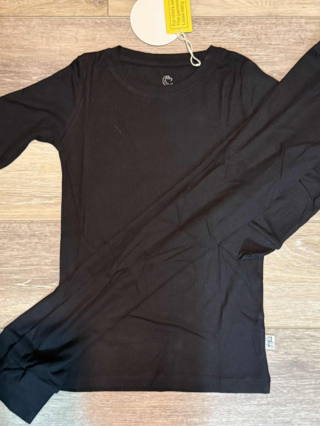 Midnight - 2 Piece Ribbed PJ Set Long Sleeve and Pants