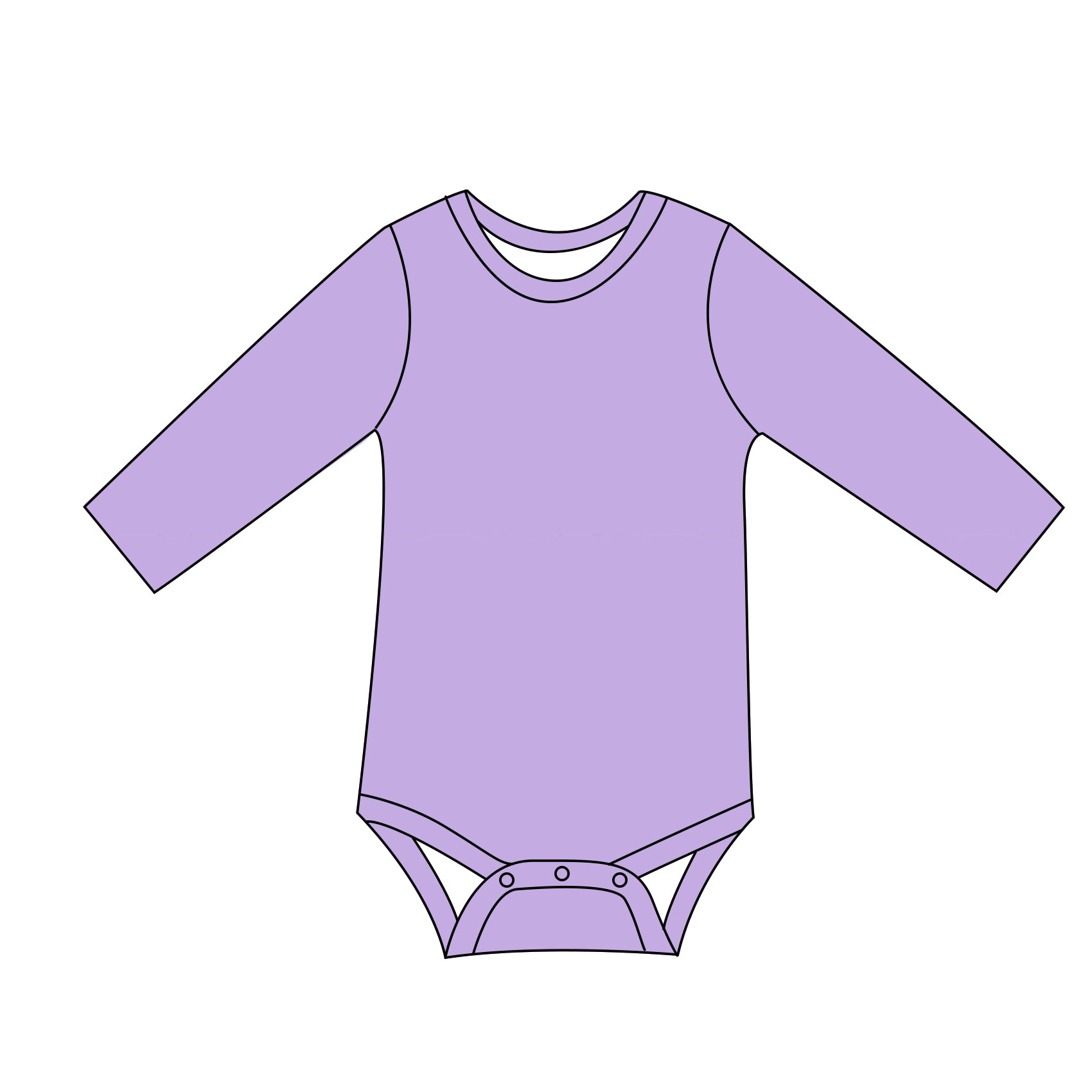 Pick your Color - Long Sleeve Oniesie