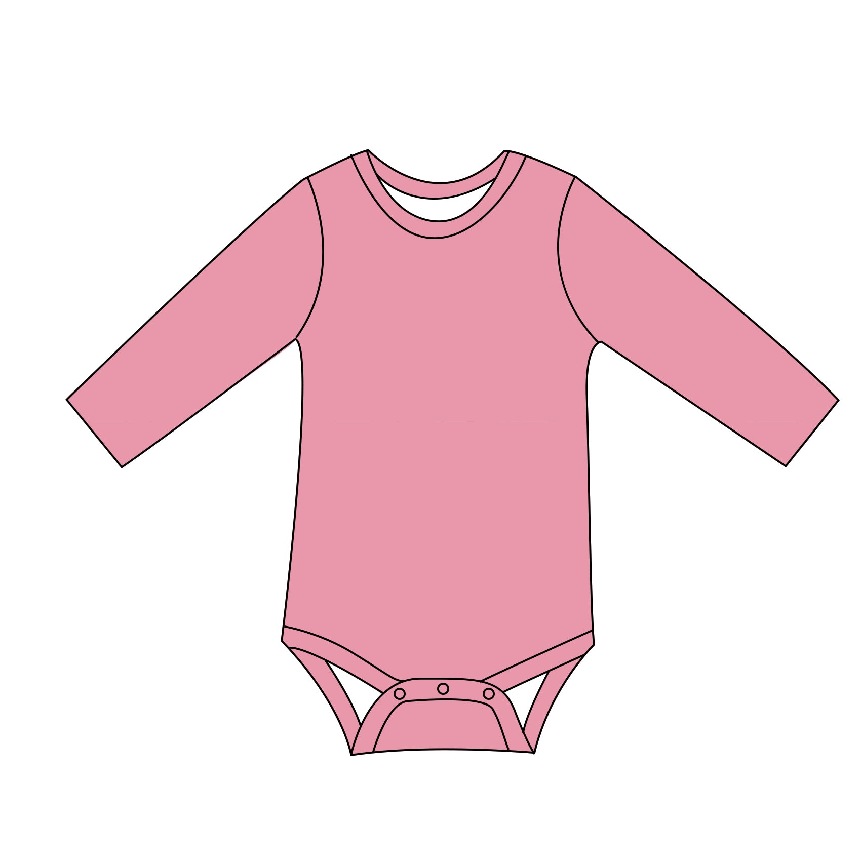 Pick your Color - Long Sleeve Oniesie