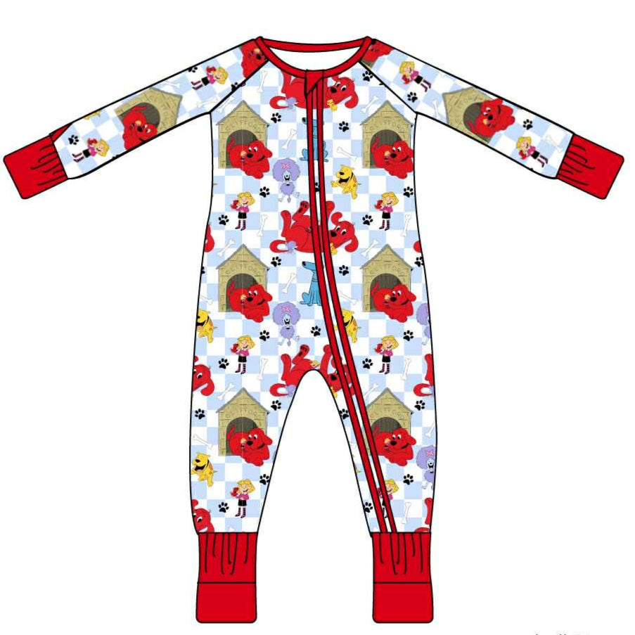 The Big Red Dog - Long Sleeve Convertible Zippy