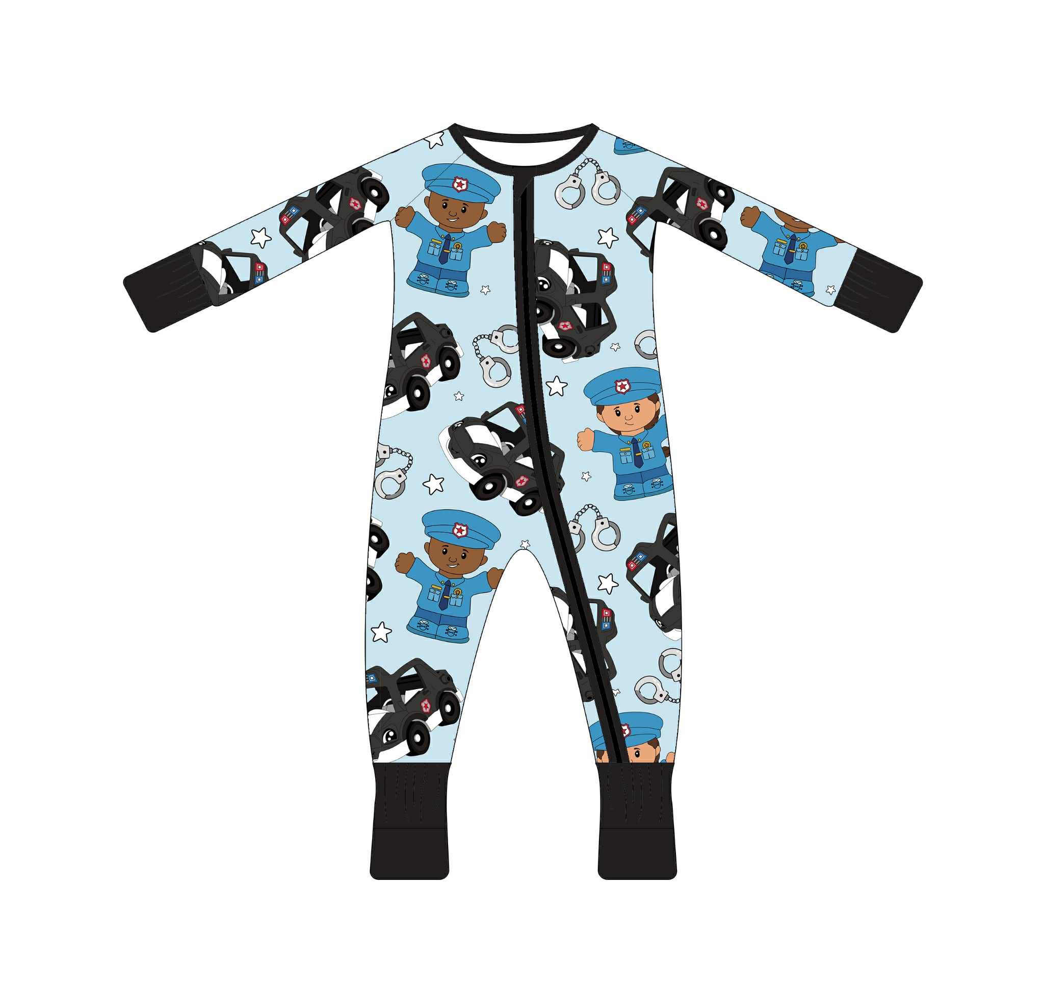 Little Law Enforcers - Long Sleeve Zippy