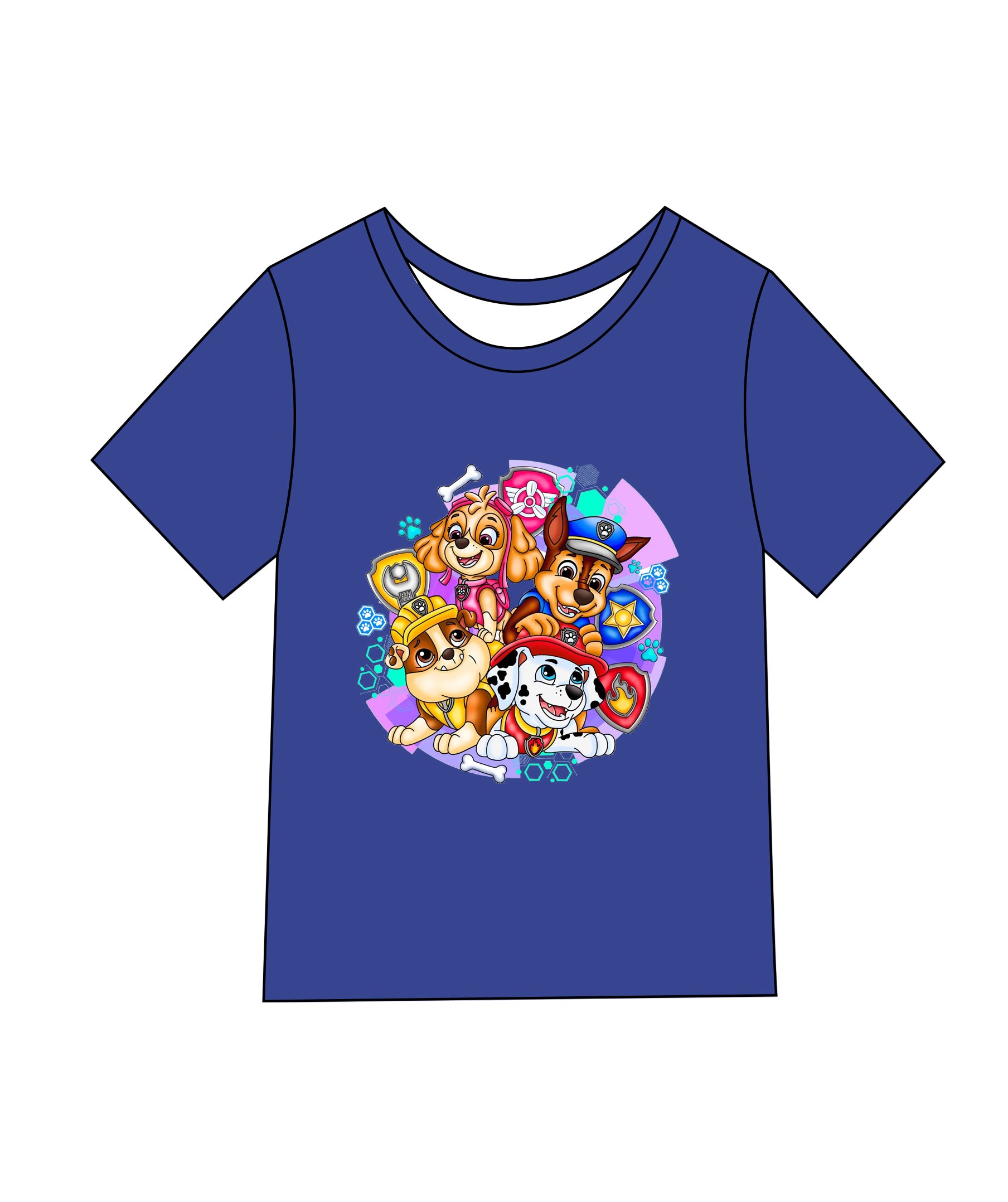 No Job to Big, No Pup to Small! - Appliqué Tee