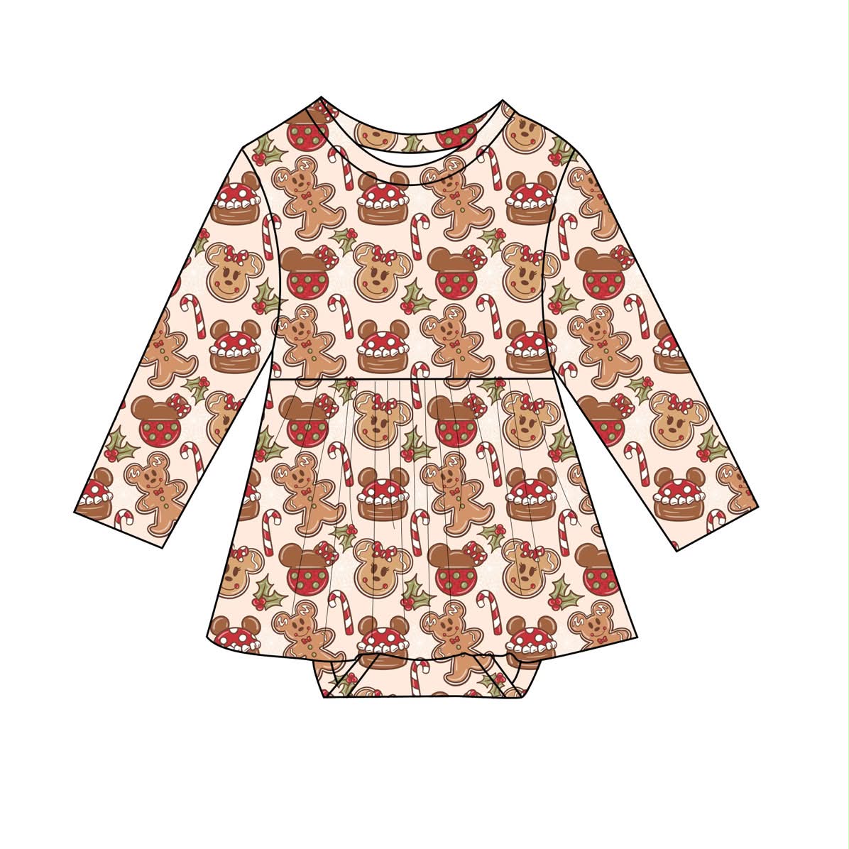 PRE-ORDER - Baking Spirits Bright - Bodysuit Twirl