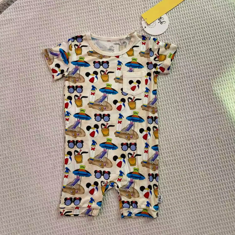 Once Upon a Splash - Short Sleeve Shorty with Pocket