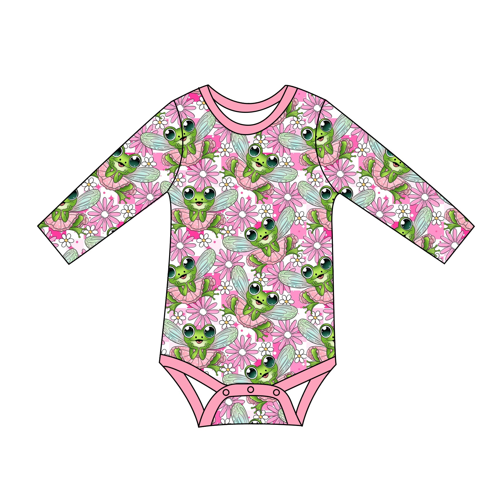 Pixie Froggie - Long Sleeve Oniesie