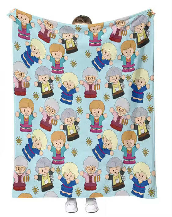 Little Golden Gals - 50”x50” Plush Blanket