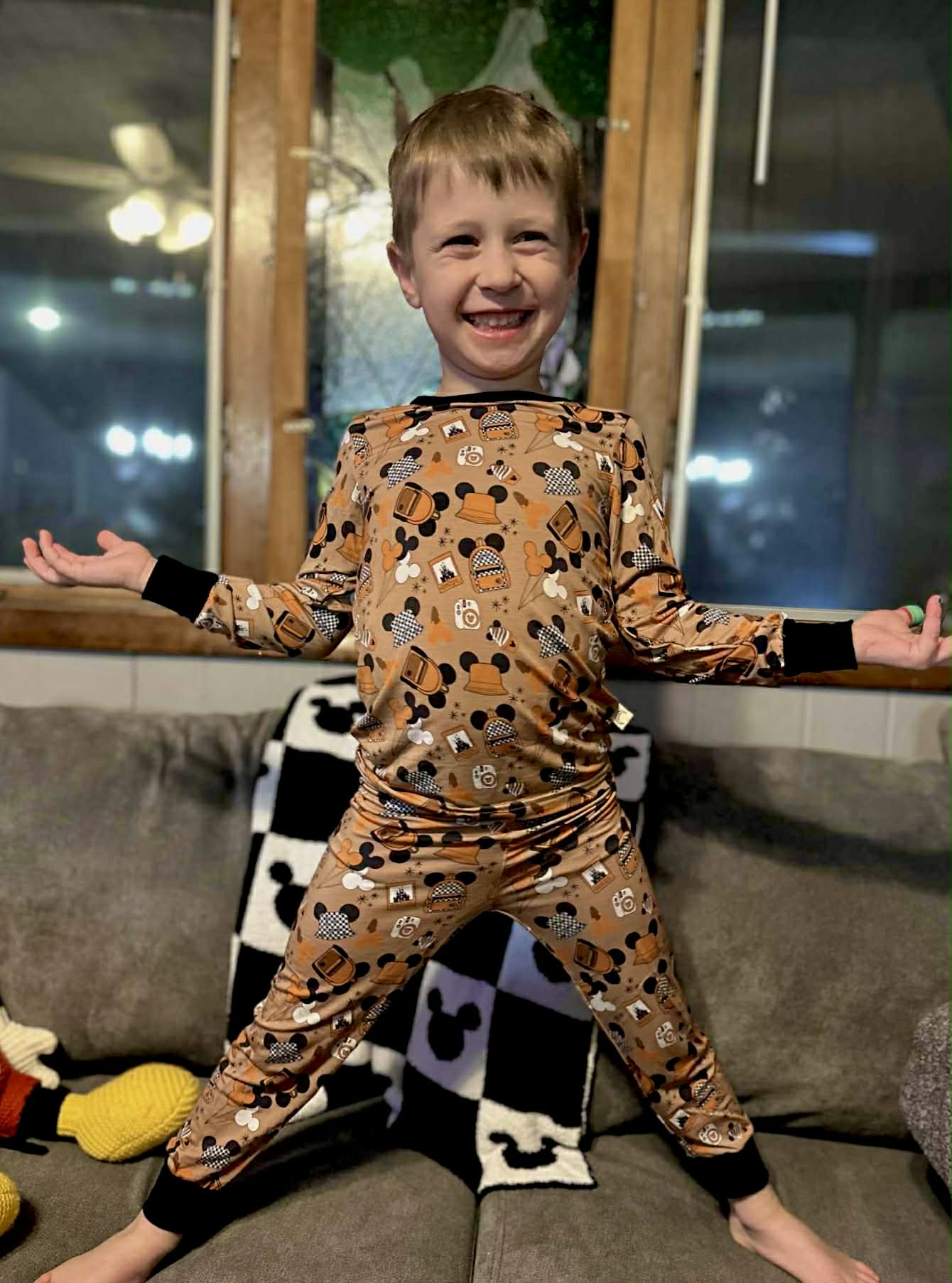 A Magical Biege Moment - 2 Piece Set Long Sleeve and Pants PJs