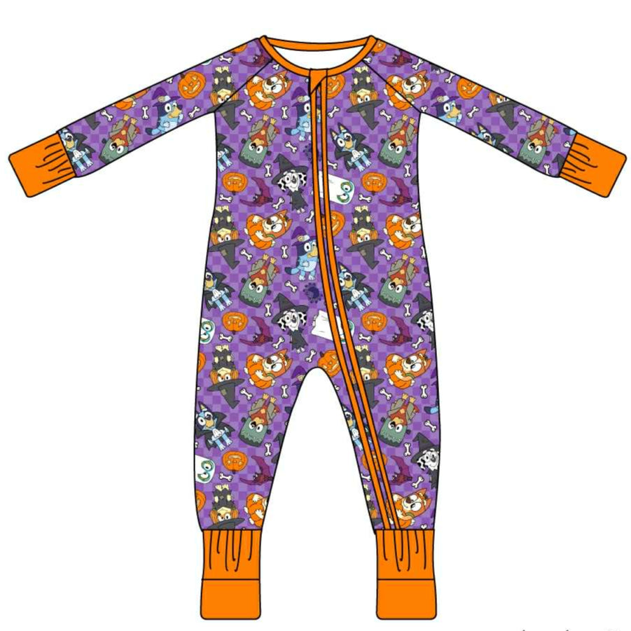 Spooky Mates - Long Sleeve Convertible Zippy
