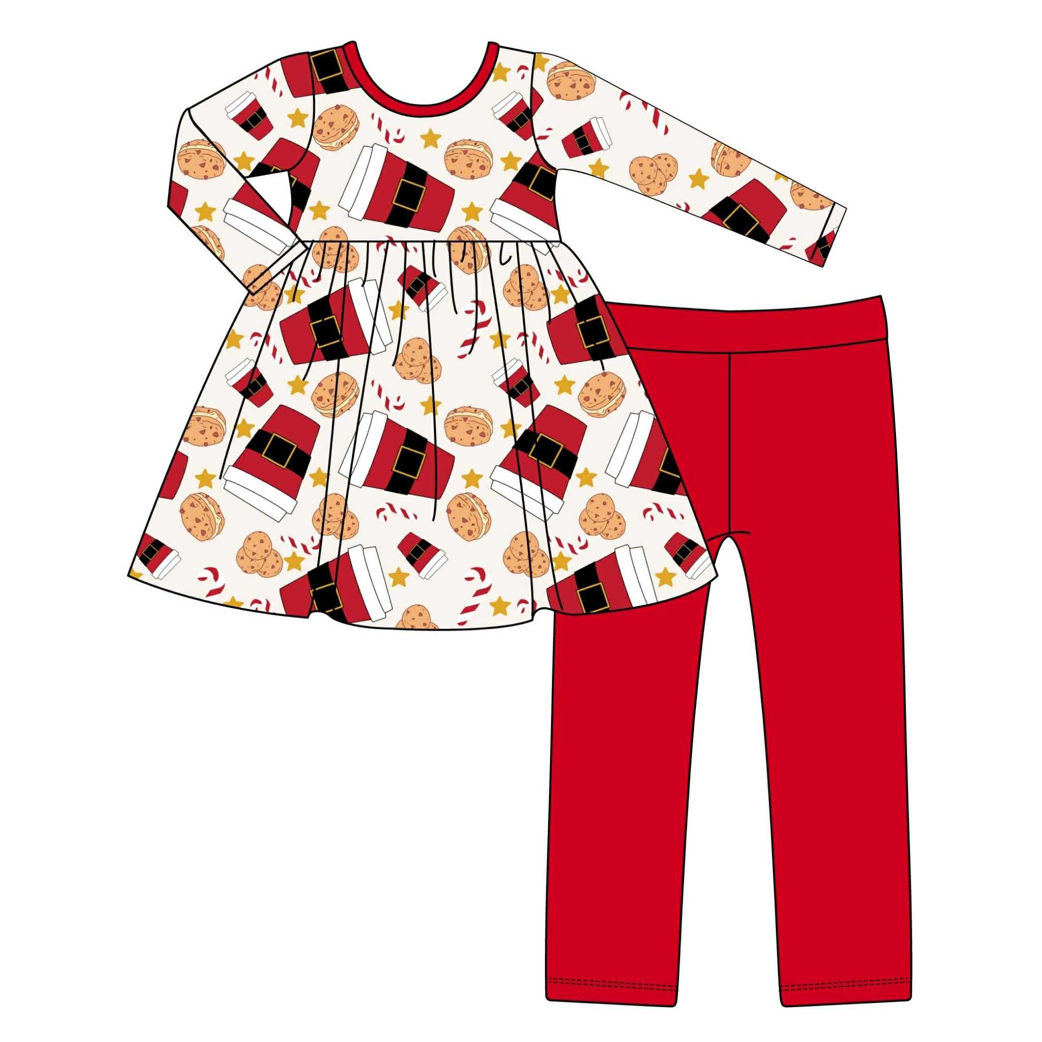 Santas Snacks - 2 Piece Peplum Set