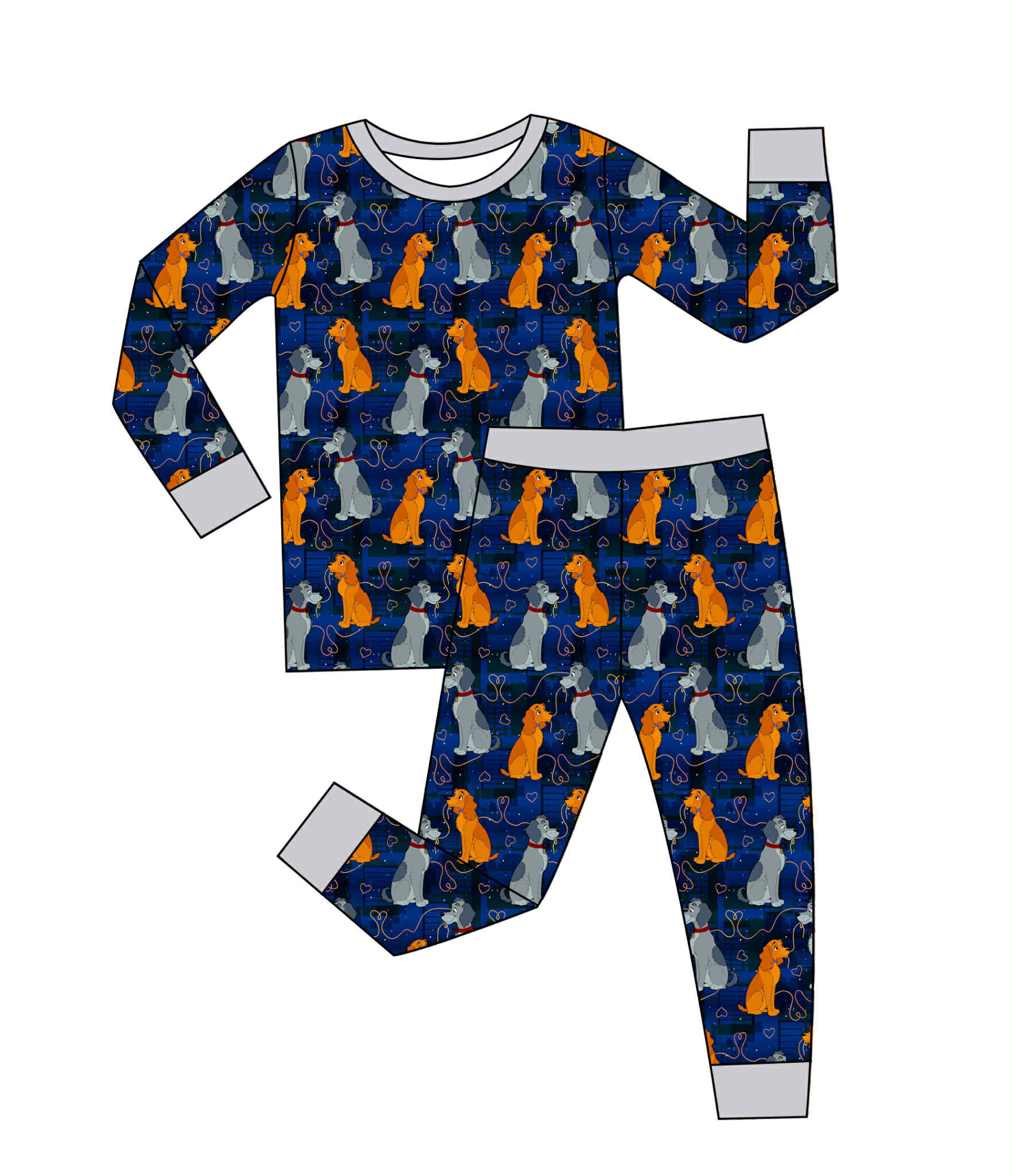 Puppy Love - 2 Piece Set Long Sleeve and Pants