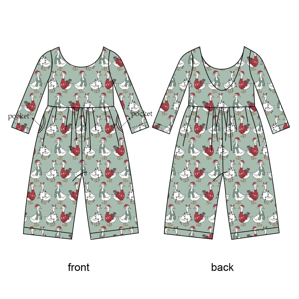 PRE-ORDER - Merry Goose-mas! - Long Sleeve Romper