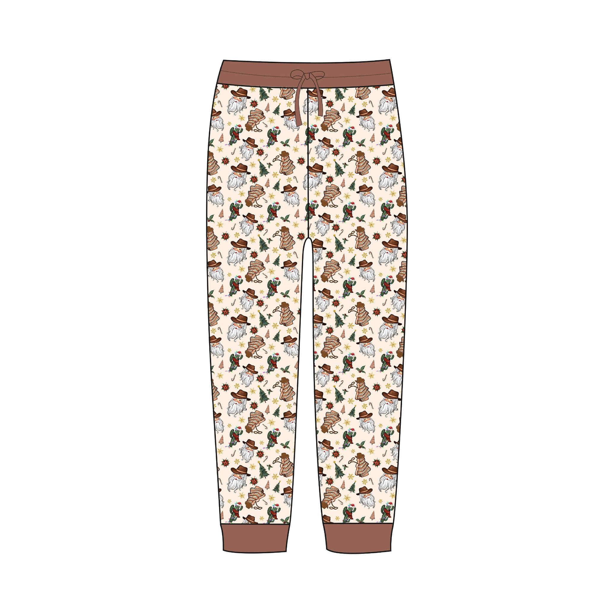 Howdy Santa - Adult Joggers