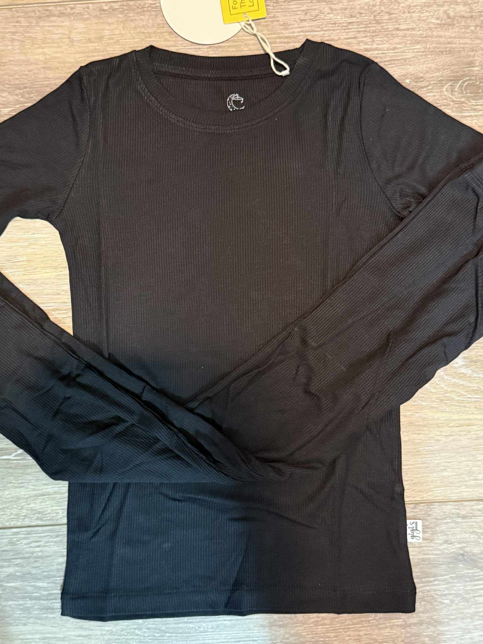 Midnight - 2 Piece Ribbed PJ Set Long Sleeve and Pants