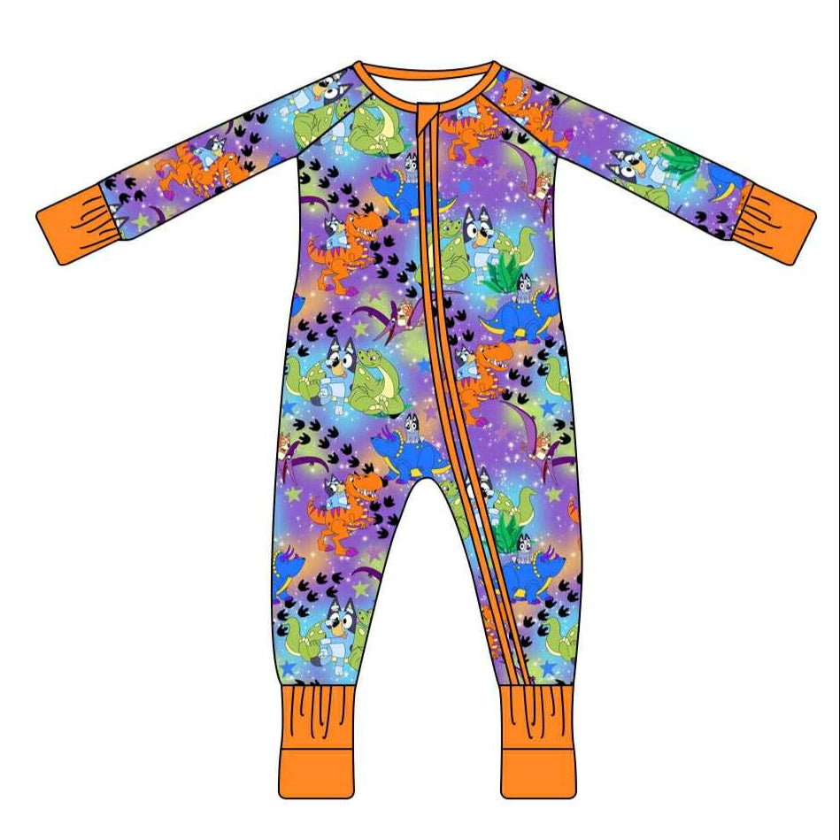 This Episode is Called: Dinos! - Long Sleeve Convertible Zippy