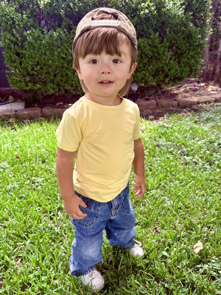 The Perfect Day Yellow Solid Tee ONLY