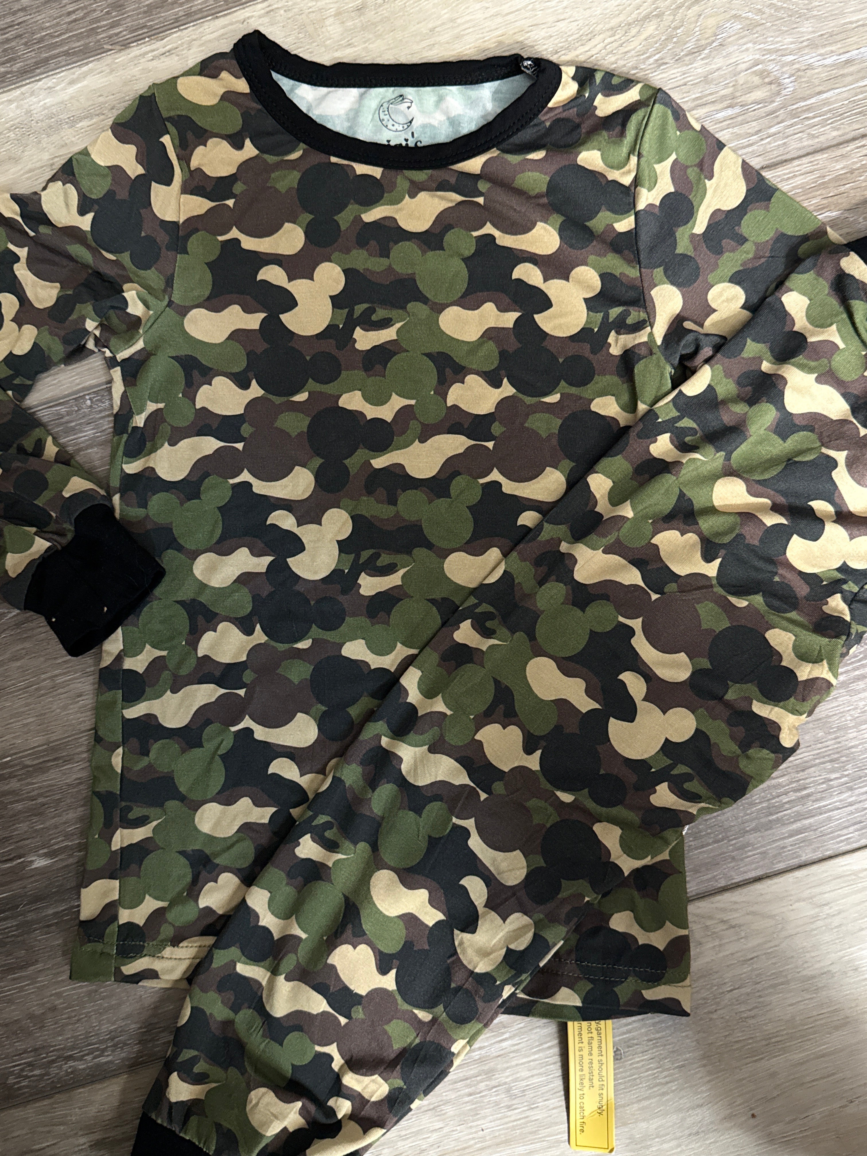 Camo Mouse - 2 Piece Set Long Sleeve and Pants