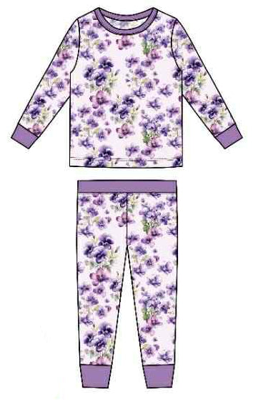 Ella - 2 Piece PJ Set Long Sleeve and Pants