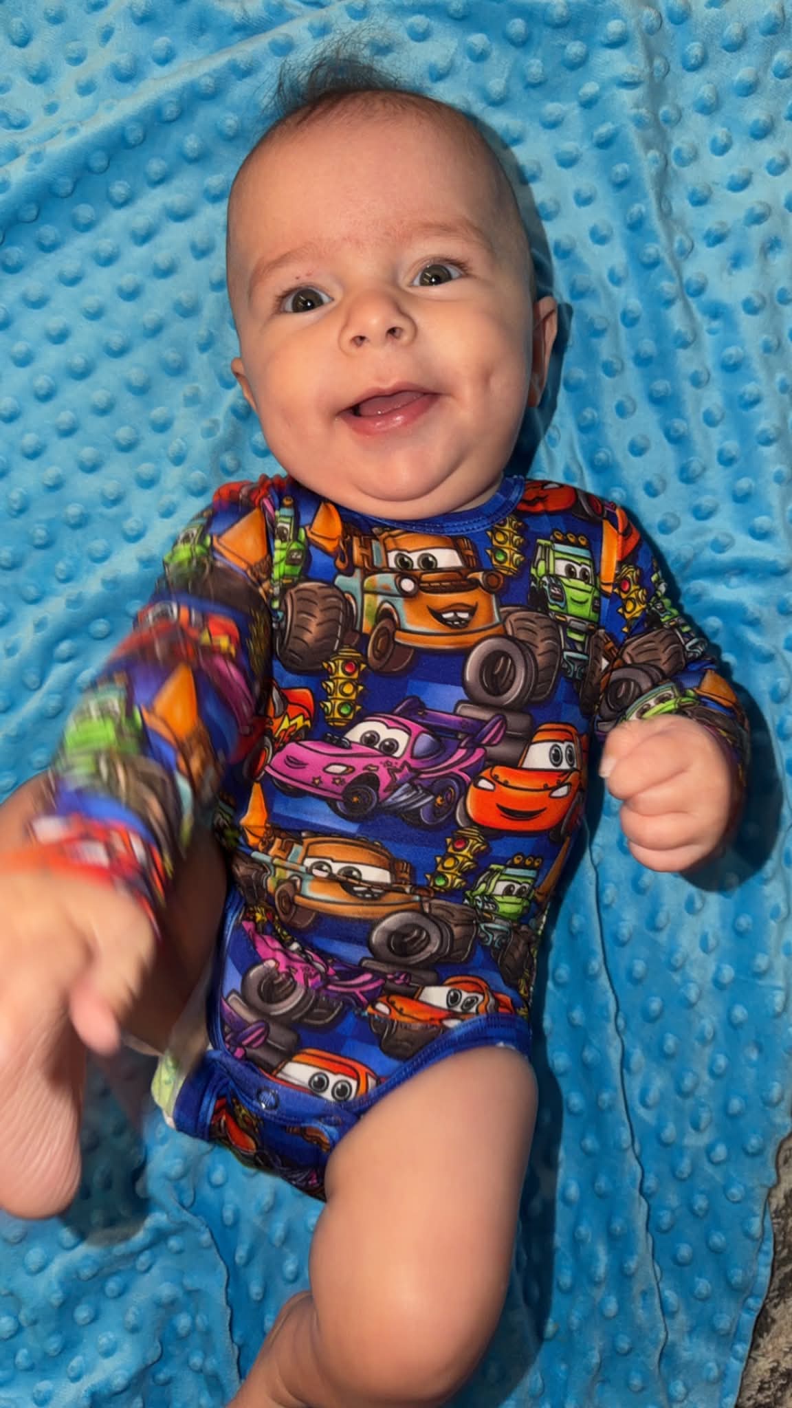 Pit Stop Party - Long Sleeve Onesie